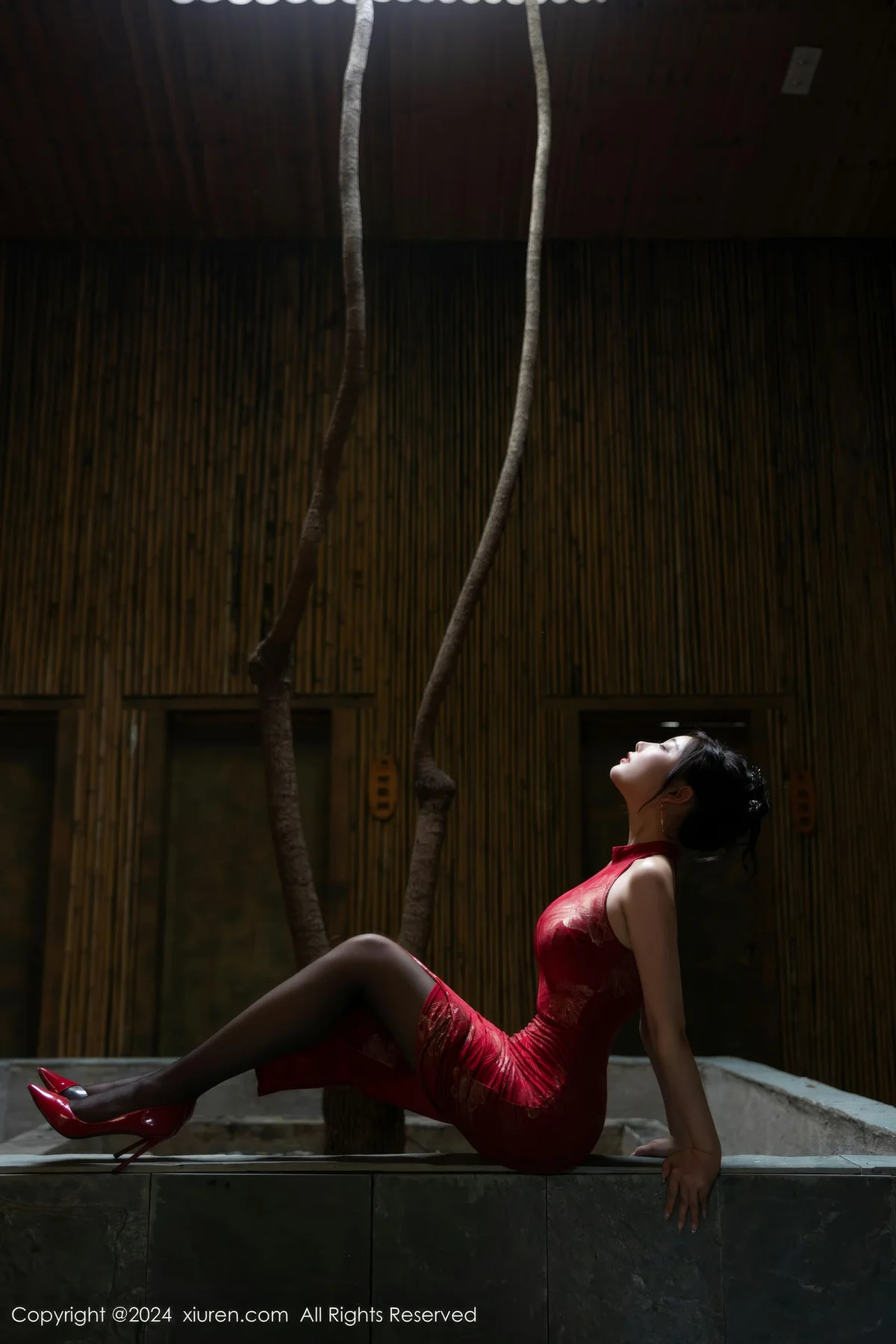 XiuRen 秀人 No.8996 杨晨晨Yome 红色旗袍性感写真1 - 8