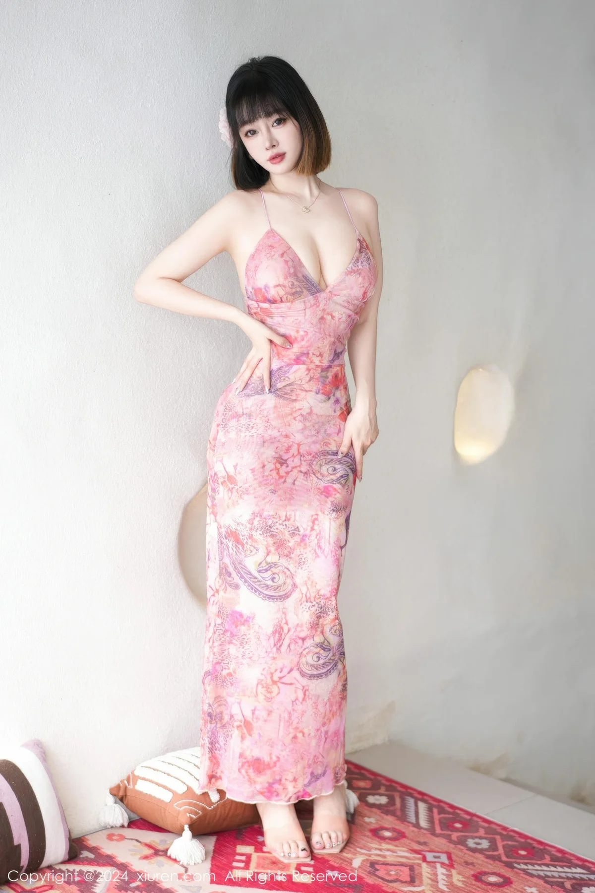 XiuRen 秀人 No.9025 王雨纯 粉色长裙大理旅拍2 - 10