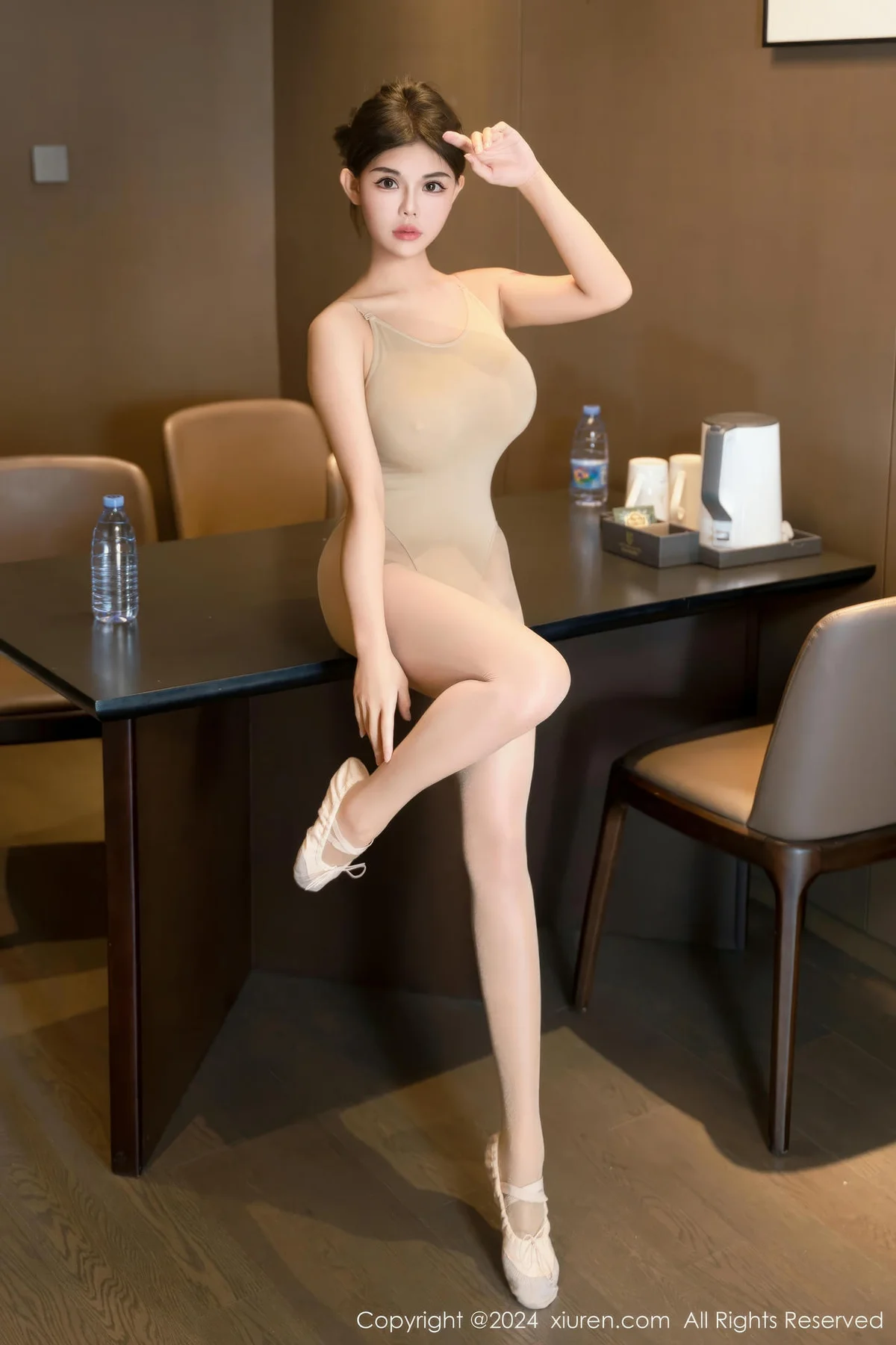 XiuRen 秀人 No.9033 小童颜 瑜伽练功服湿身陶醉性感写真 - 5