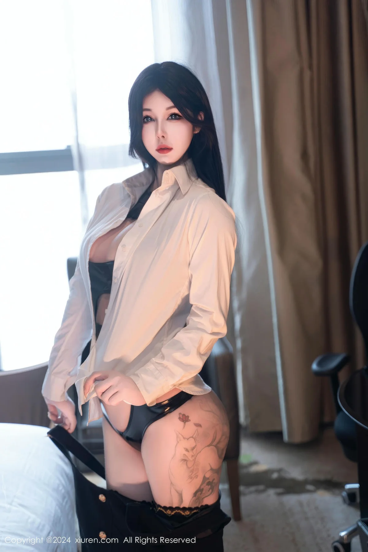 XiuRen 秀人 No.9106 陈芊儿 波涛汹涌乳贴爆乳性感写真 - 5