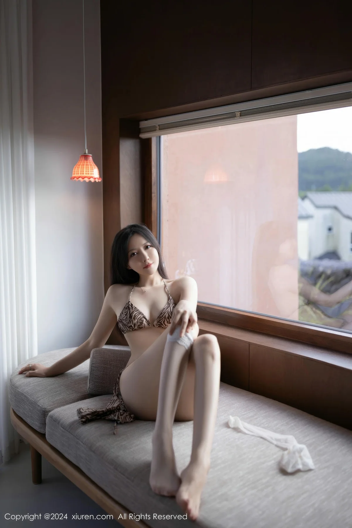 XiuRen 秀人 No.9166 鱼子酱Fish 户外牛仔玉体私房 - 1