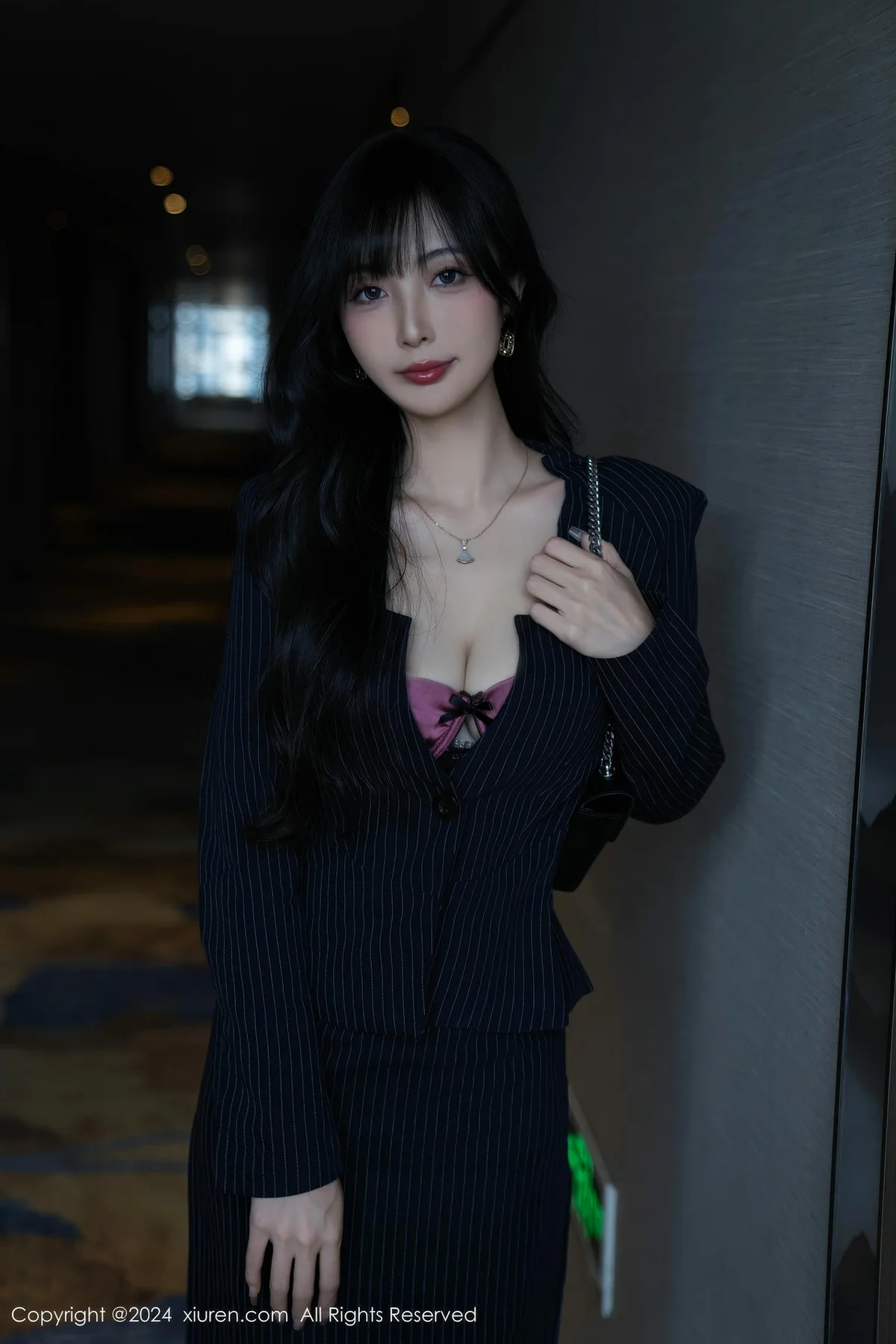 XiuRen 秀人 No.9186 林星阑 紫色情趣内衣性感写真 - 7