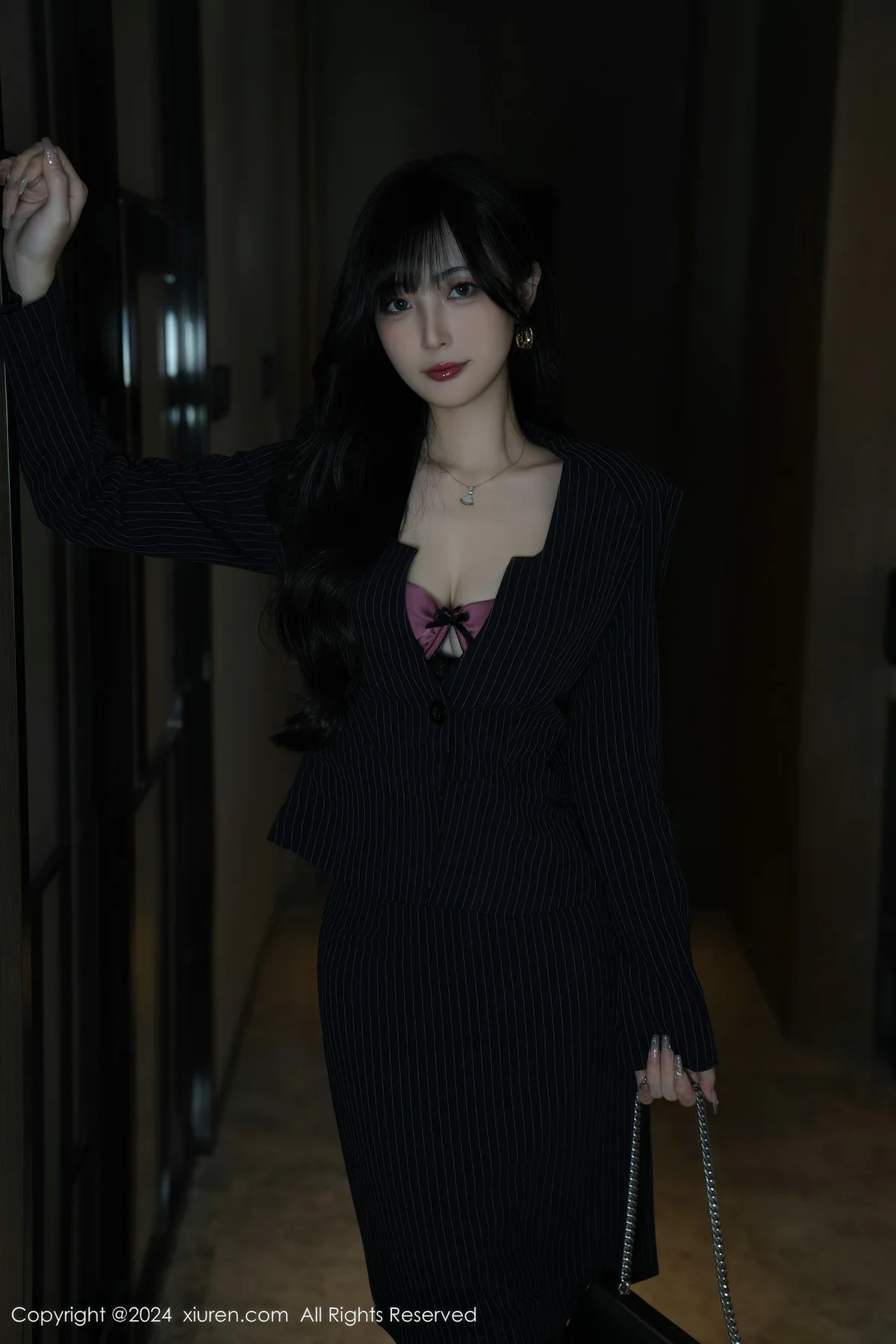 XiuRen 秀人 No.9186 林星阑 紫色情趣内衣性感写真 - 10