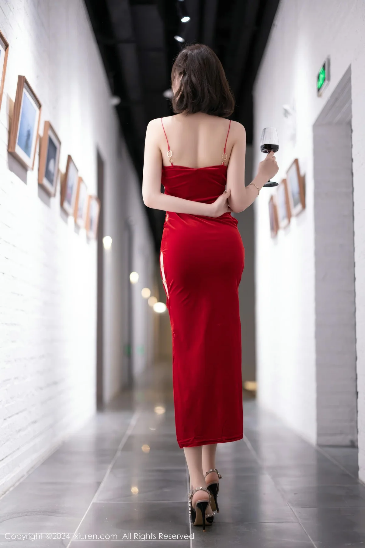 XiuRen 秀人 No.9229 徐莉芝Booty 红色情趣内衣 - 7