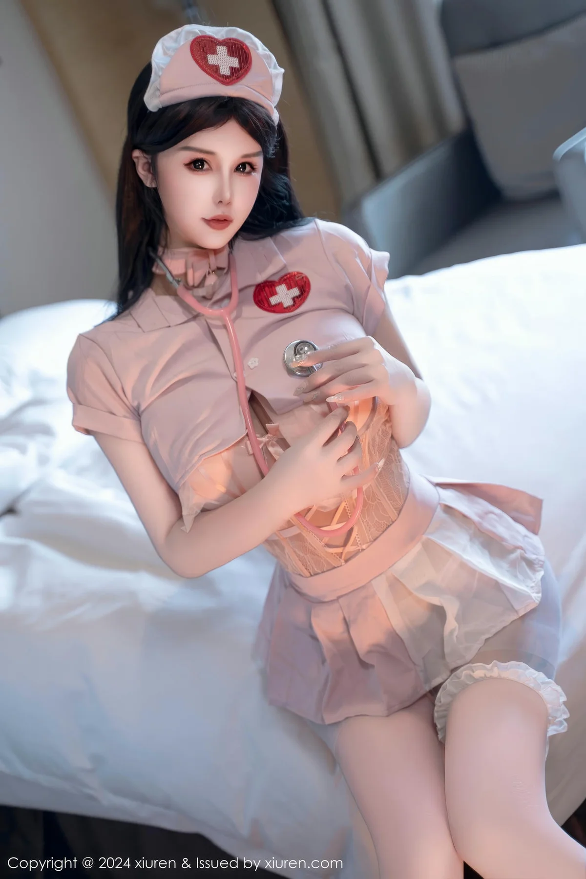 XiuRen 秀人 No.9244 陆萱萱 性感修女服饰 - 7