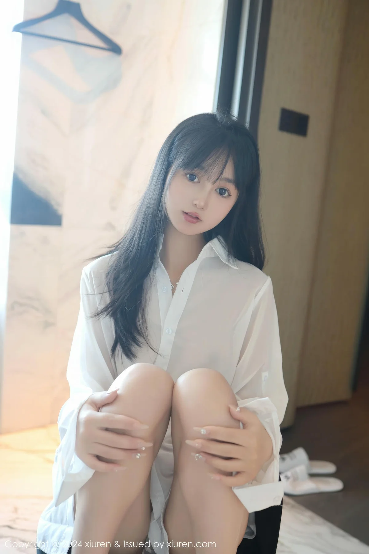 XiuRen 秀人 No.9251 林好好 首套写真白色衬衣萝莉 - 1