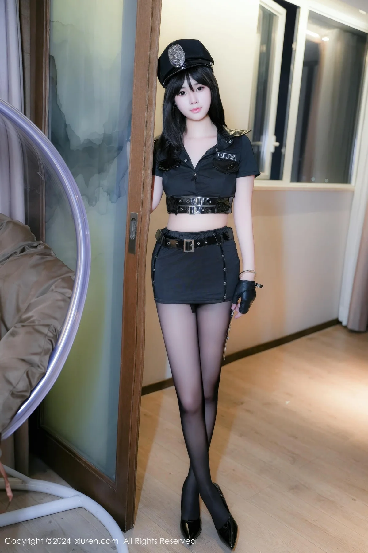 XiuRen 秀人 No.9253 雅茹老师 性感蓝色COSPLAY服饰 - 2