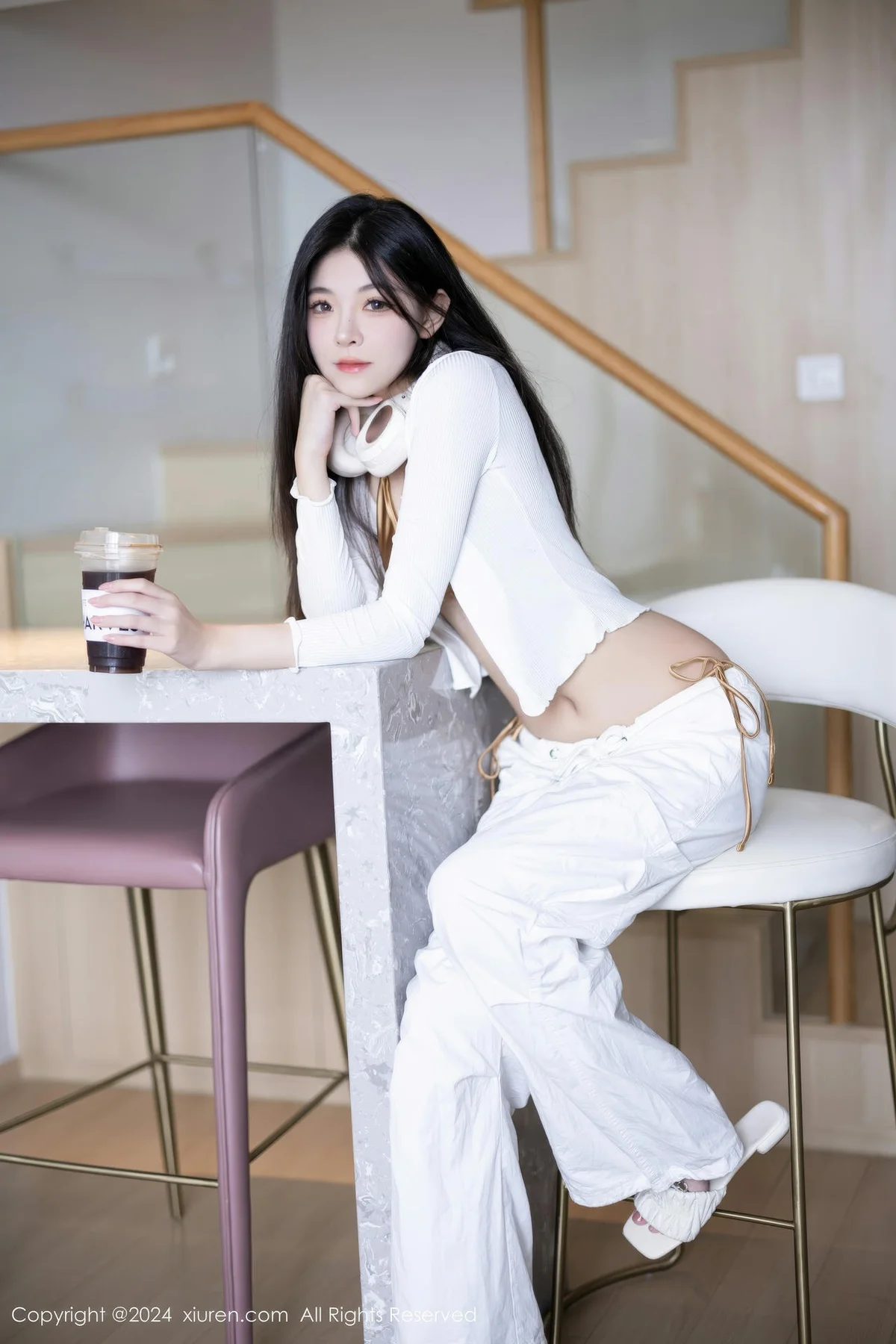 XiuRen 秀人 No.9262 初梦瑶 金色情趣内衣 - 7