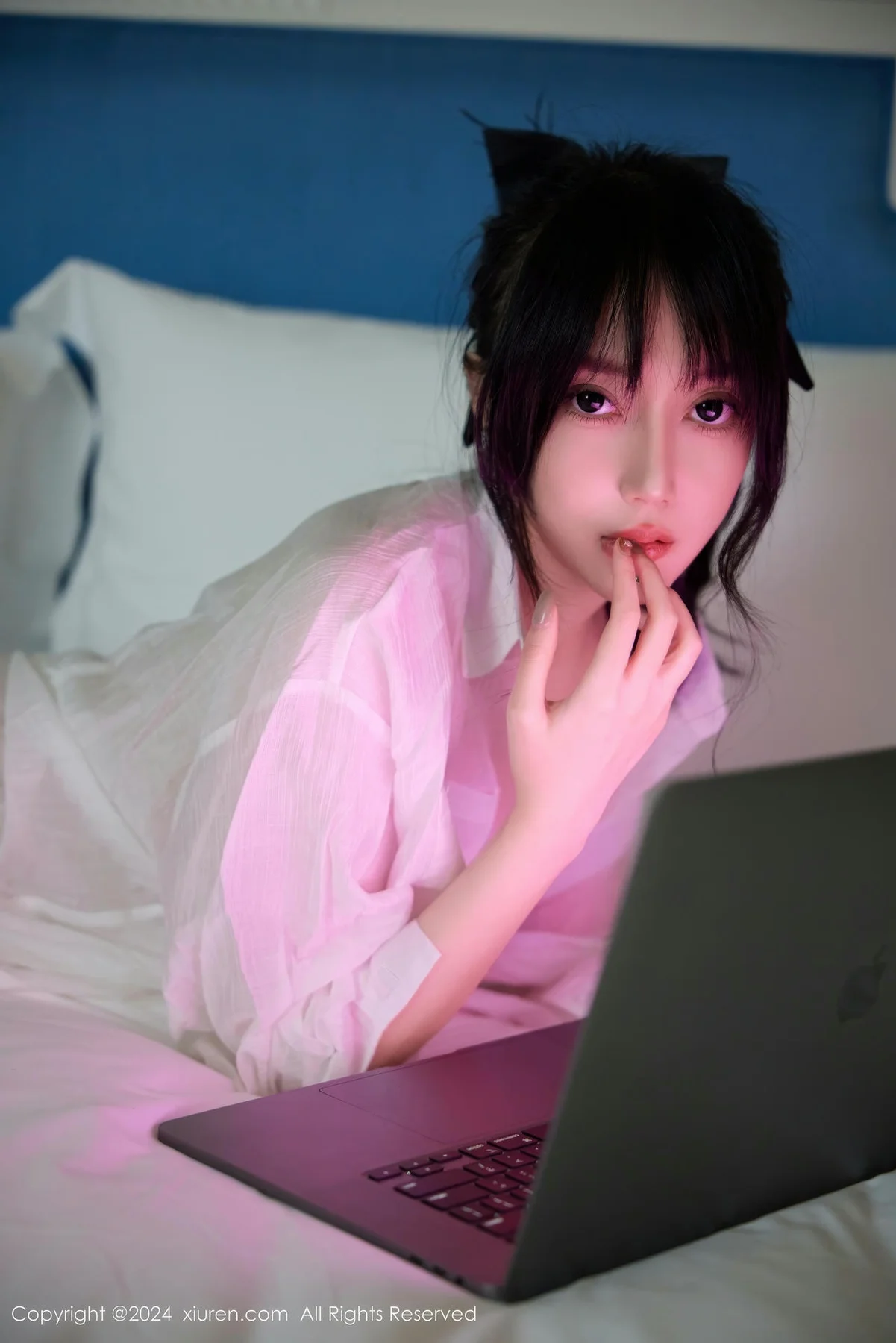 XiuRen 秀人 No.9274 玥儿玥er 玉体白衬衫白丝写真 - 3