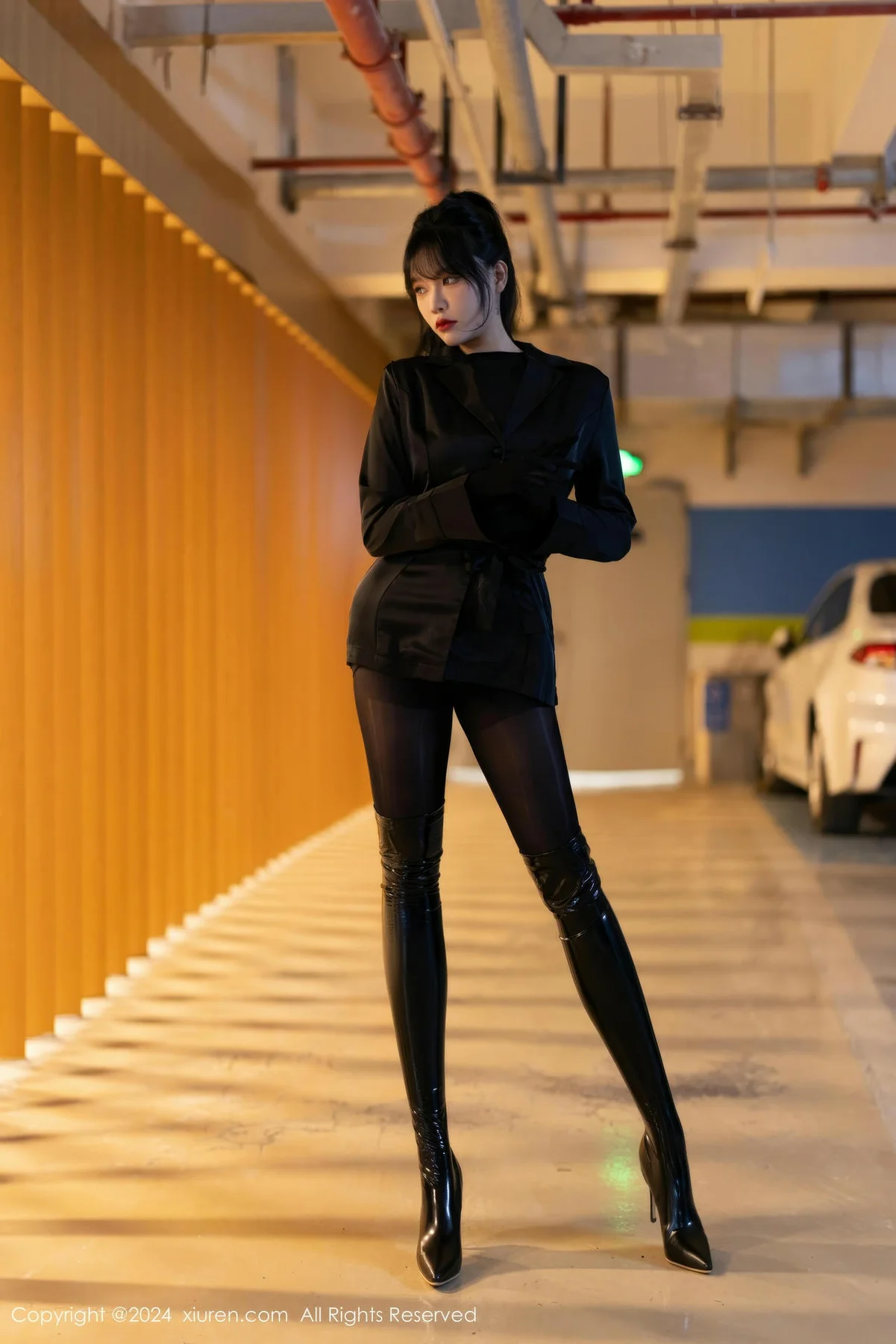 XiuRen 秀人 No.9275 娜比连体黑丝性感写真11 - 2