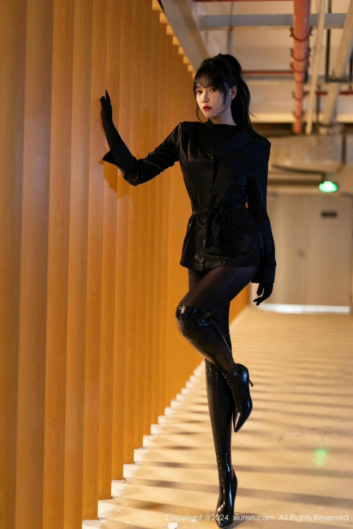 XiuRen 秀人 No.9275 娜比连体黑丝性感写真11 - 3