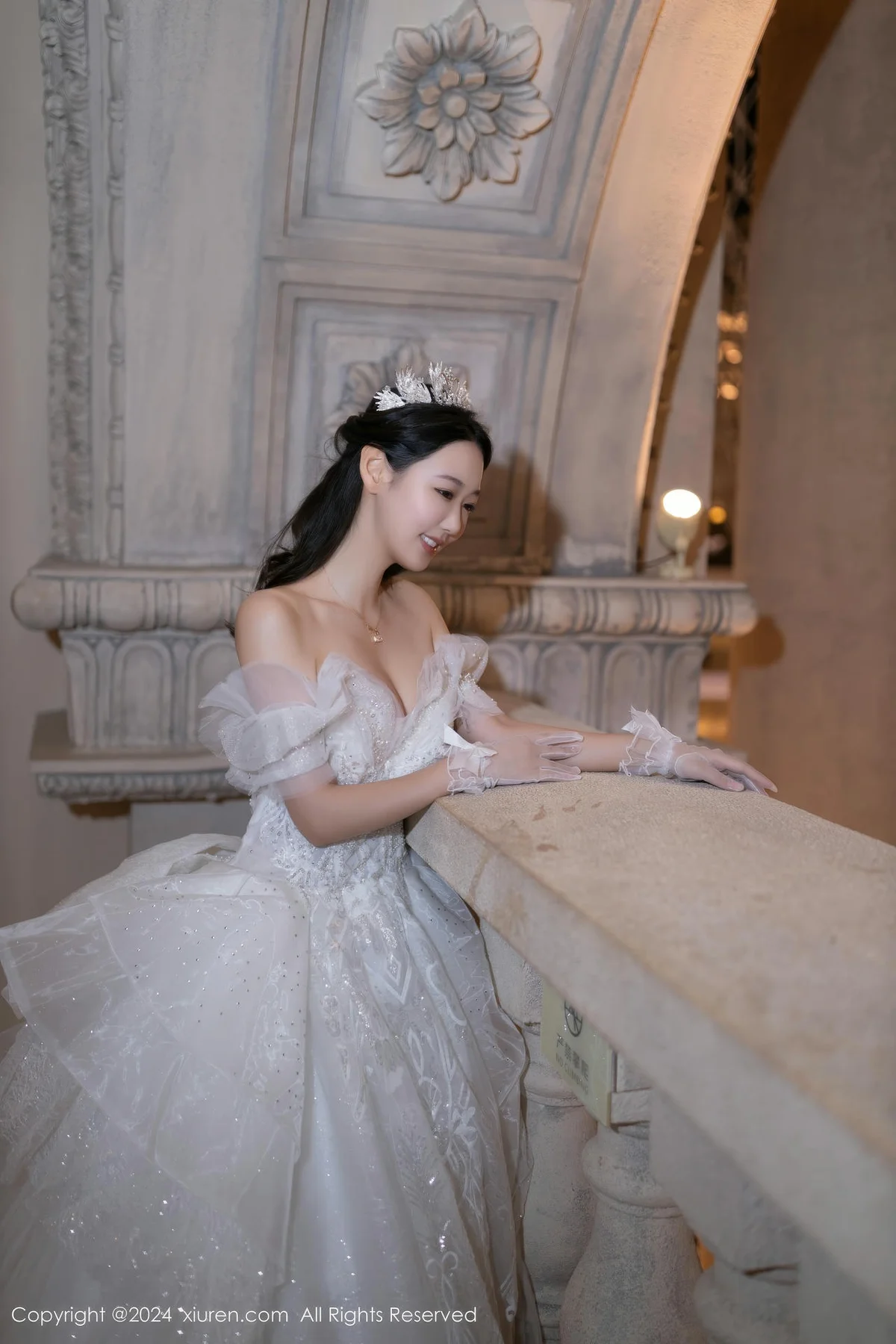 XiuRen 秀人 No.9283 唐安琪 透视婚纱女神 - 9