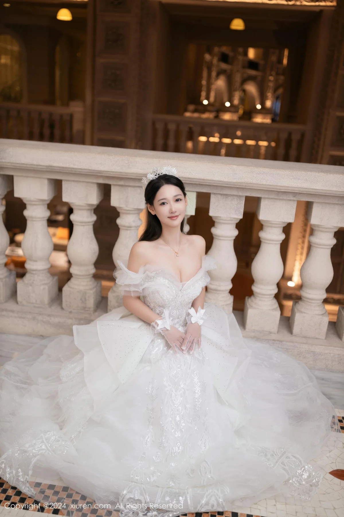 XiuRen 秀人 No.9283 唐安琪 透视婚纱女神 - 4