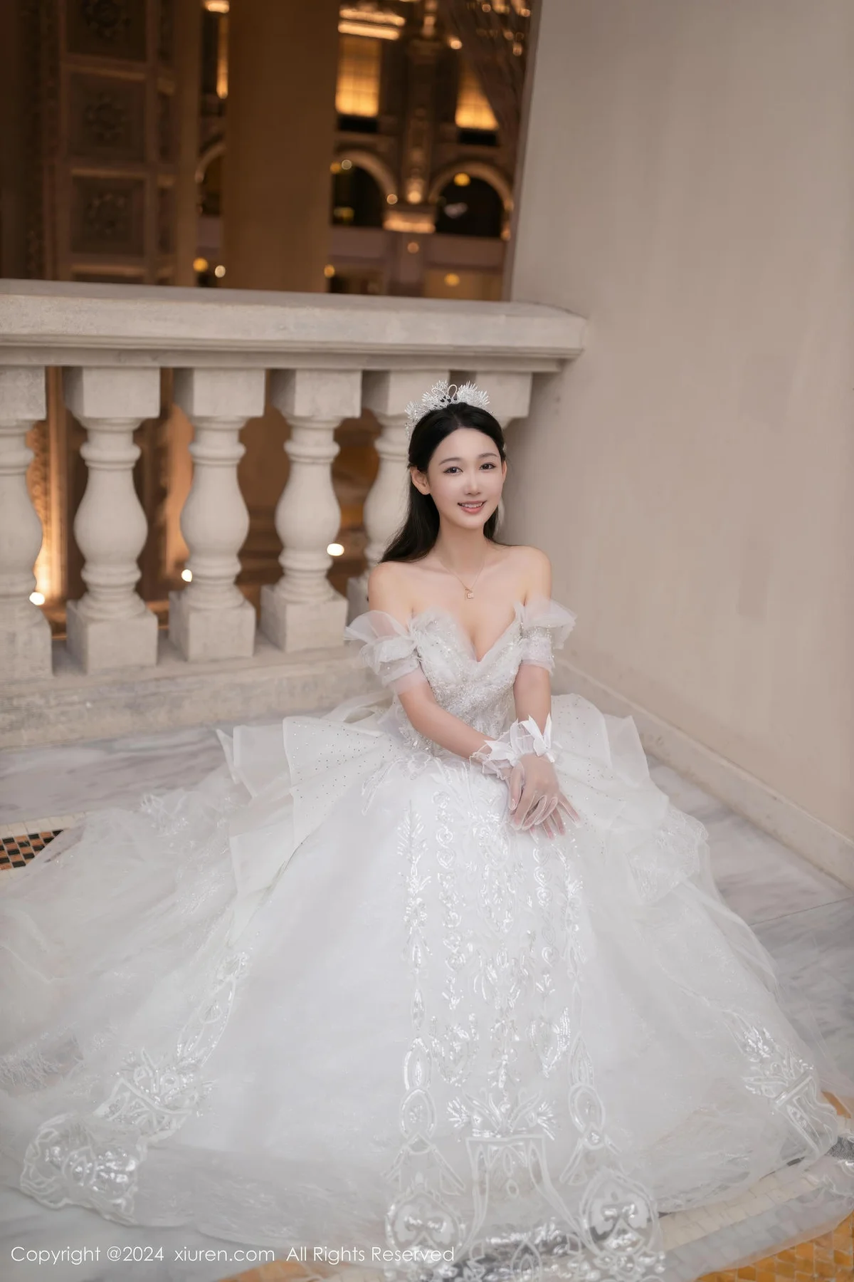 XiuRen 秀人 No.9283 唐安琪 透视婚纱女神 - 7