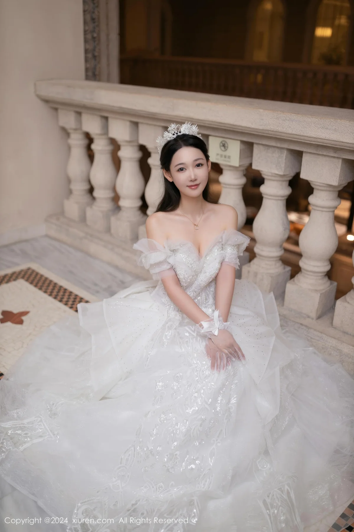 XiuRen 秀人 No.9283 唐安琪 透视婚纱女神 - 10