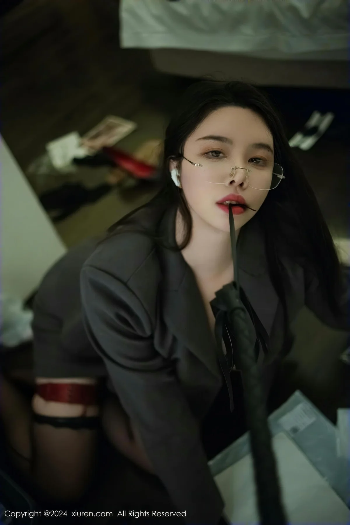 XiuRen 秀人 No.9287 樱桃小犊子爆乳短裙翘臀诱惑 - 1