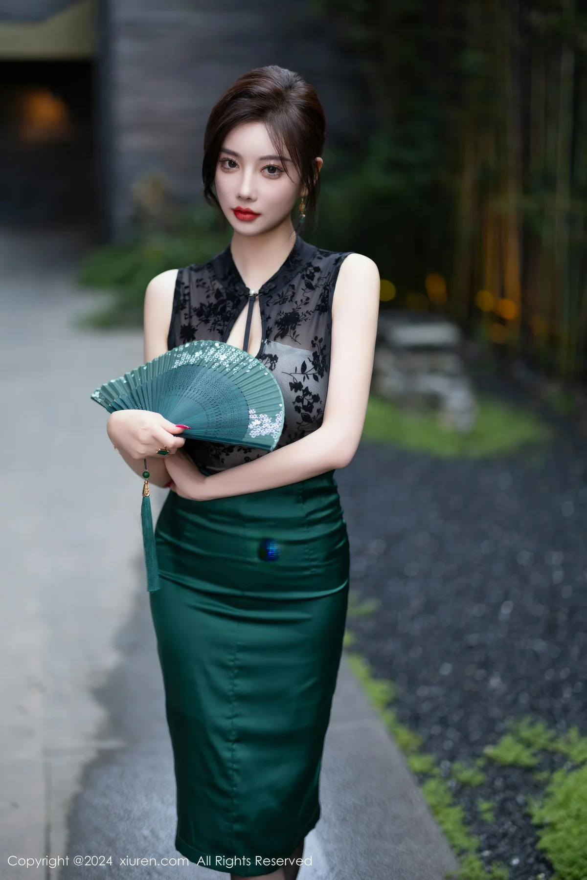 XiuRen 秀人 No.9384 杨晨晨Yome 蕾丝兔女郎 - 7