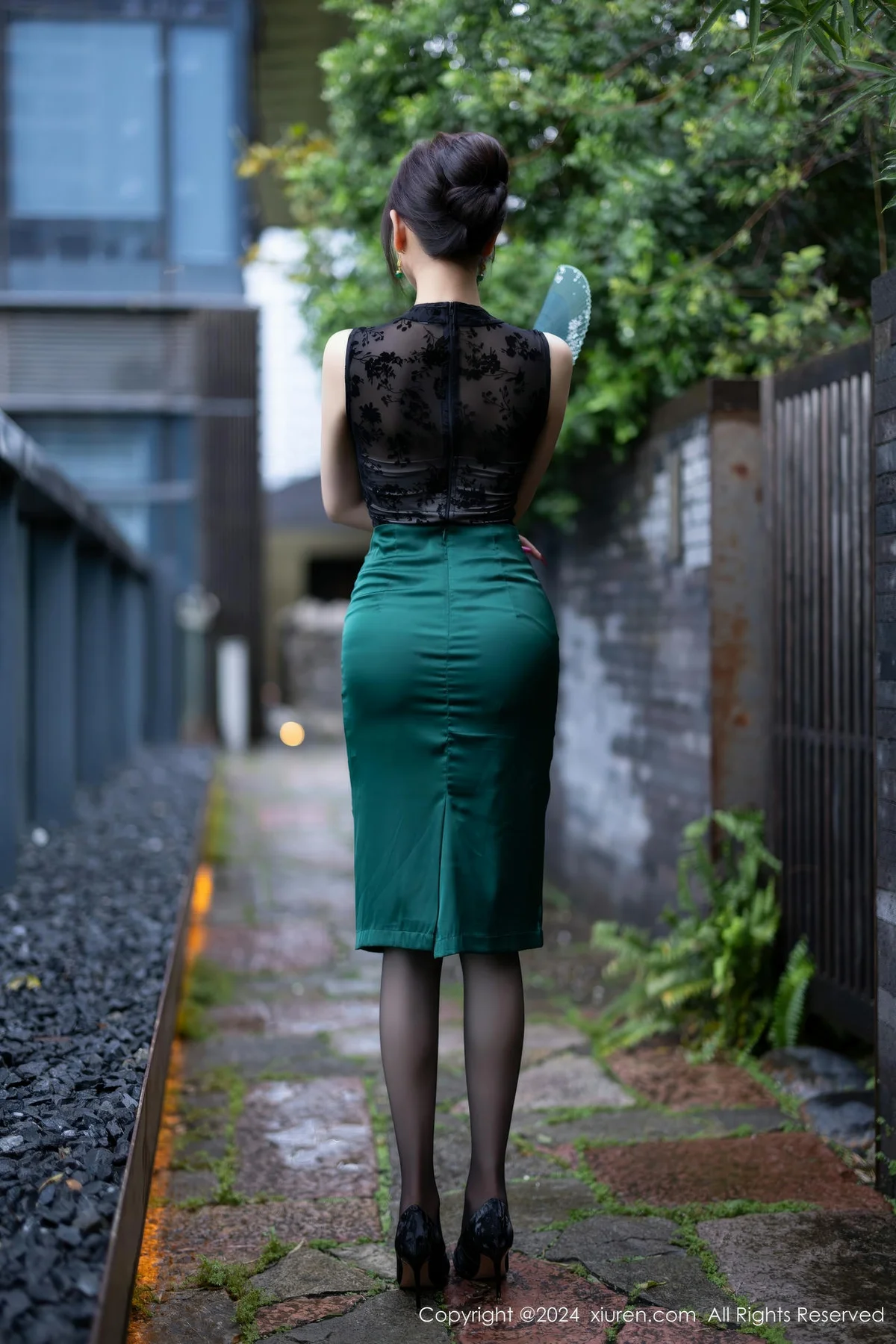 XiuRen 秀人 No.9384 杨晨晨Yome 蕾丝兔女郎 - 10