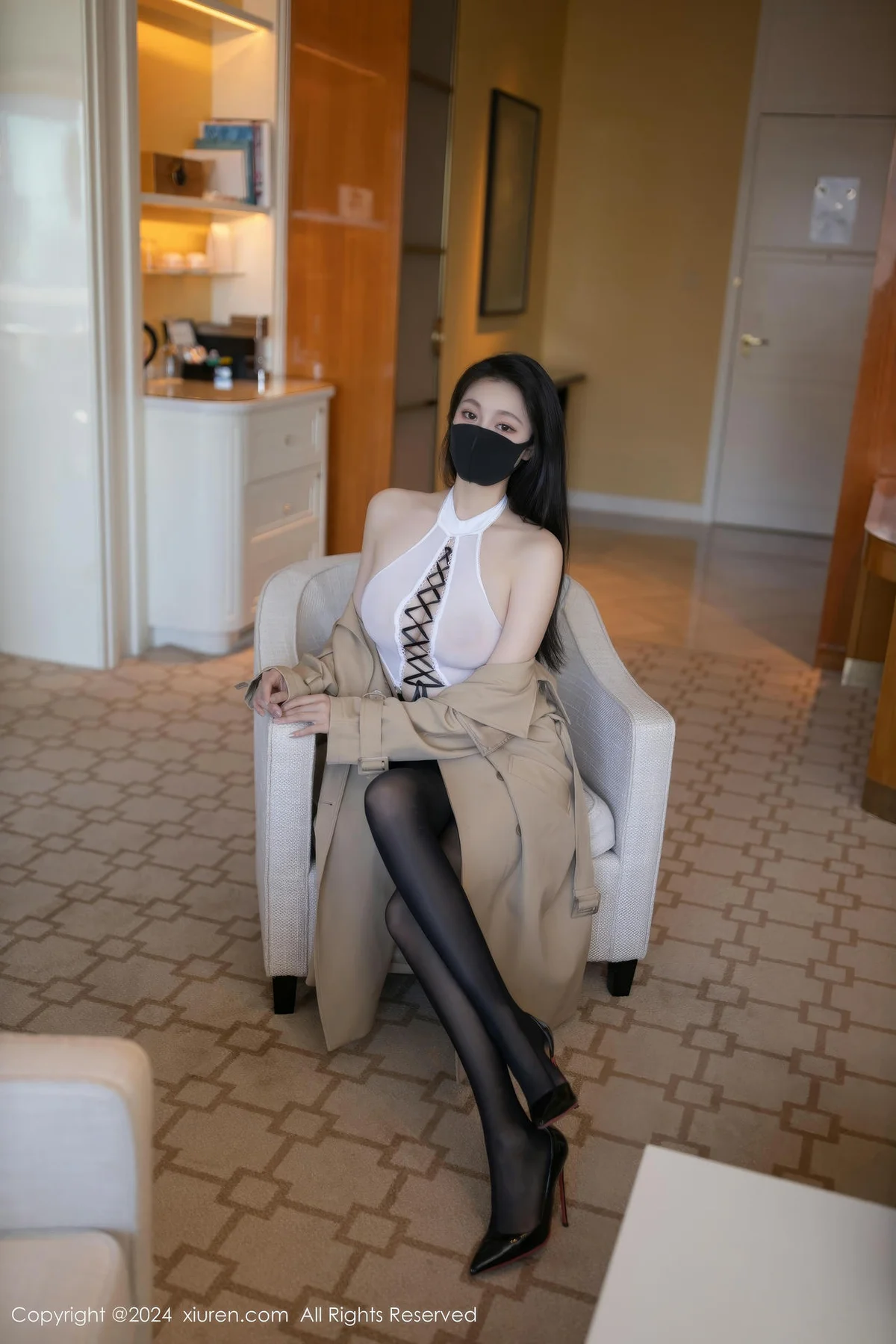 XiuRen 秀人 No.9436 安然anran情趣制服黑丝 - 9