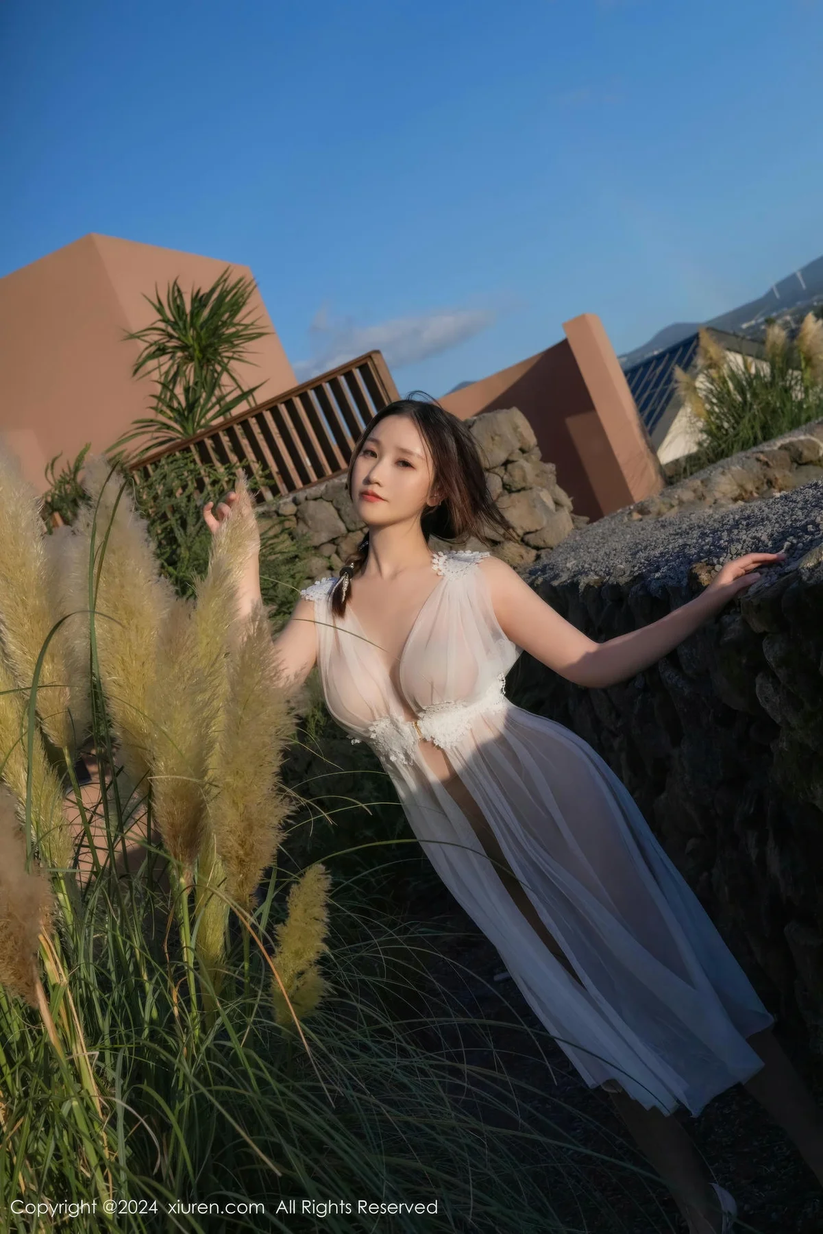 XiuRen 秀人 No.9442 杏子Yada 玉背白丝美腿 - 9