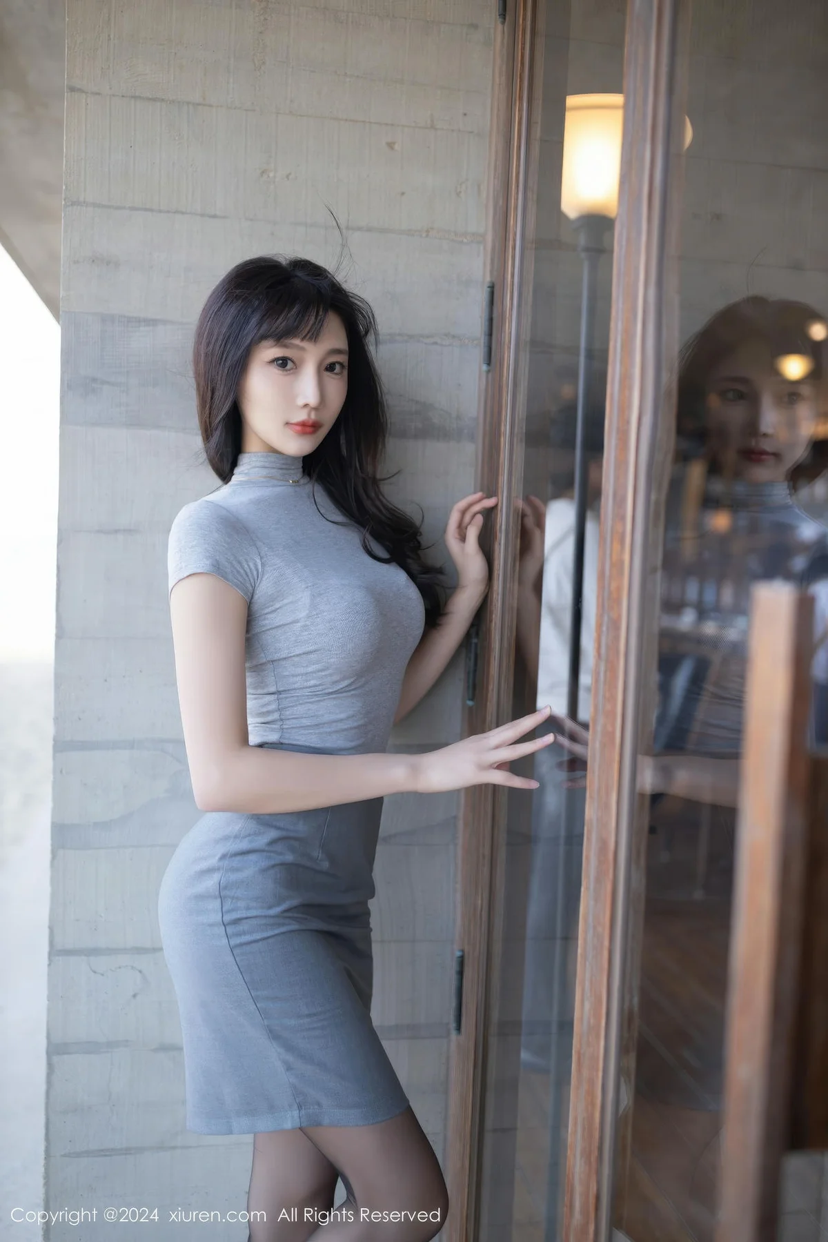 XiuRen 秀人 No.9450 陆萱萱 短裙ol制服 - 5