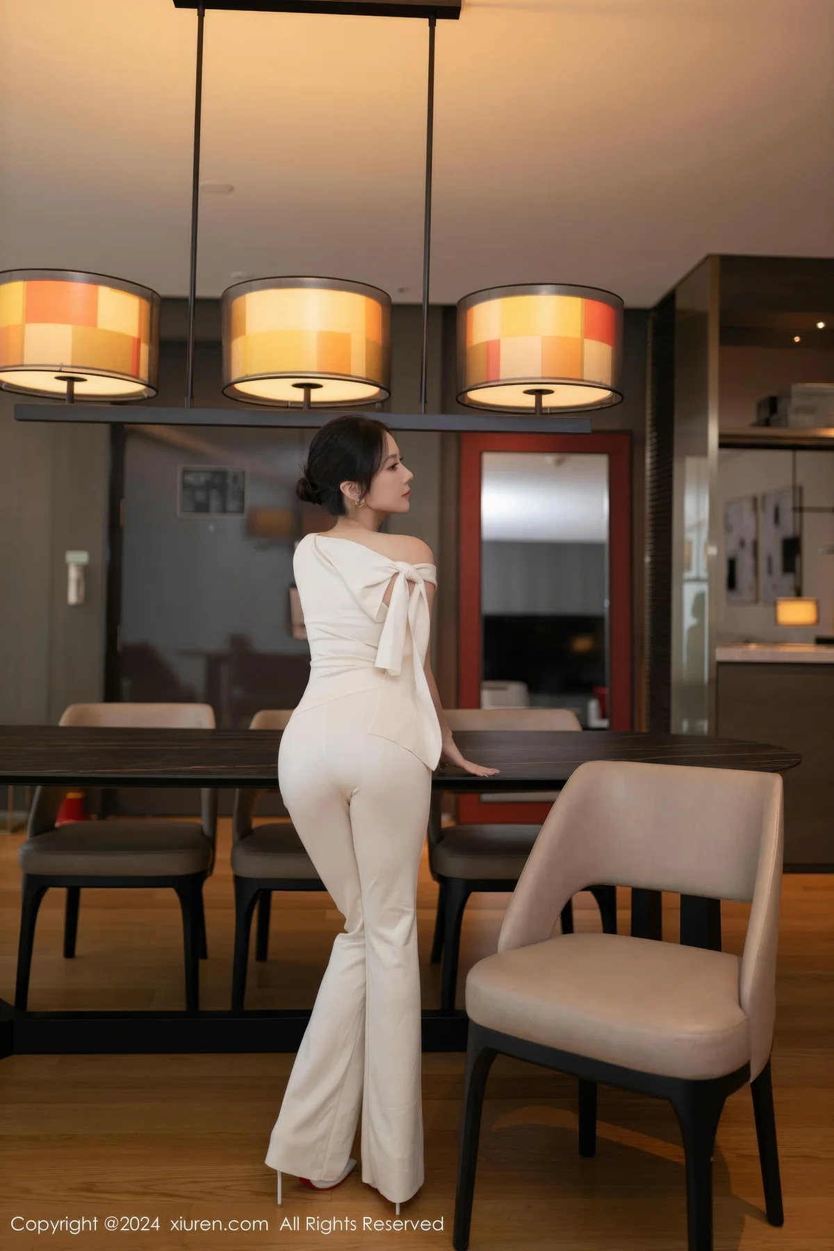 XiuRen 秀人 No.9457 鱼子酱Fish 肉色丝袜 - 6