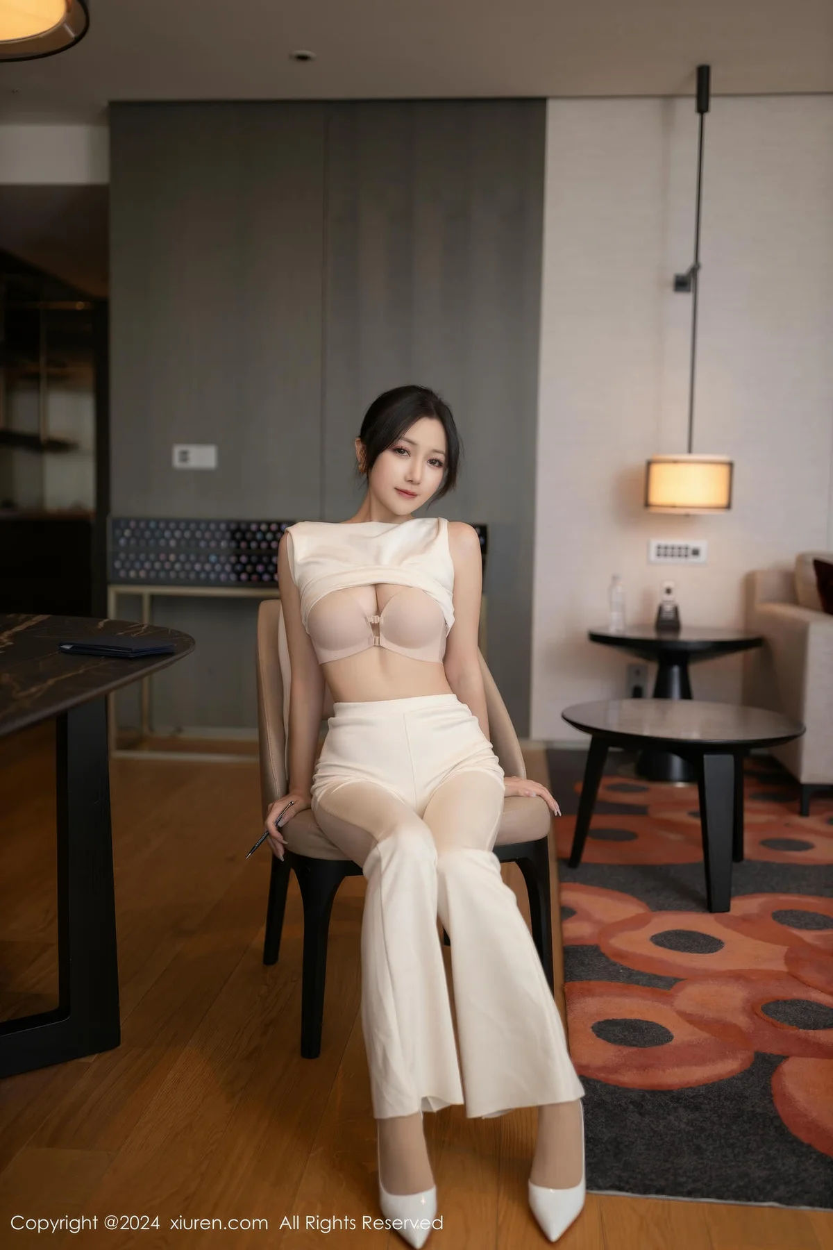 XiuRen 秀人 No.9457 鱼子酱Fish 肉色丝袜 - 7