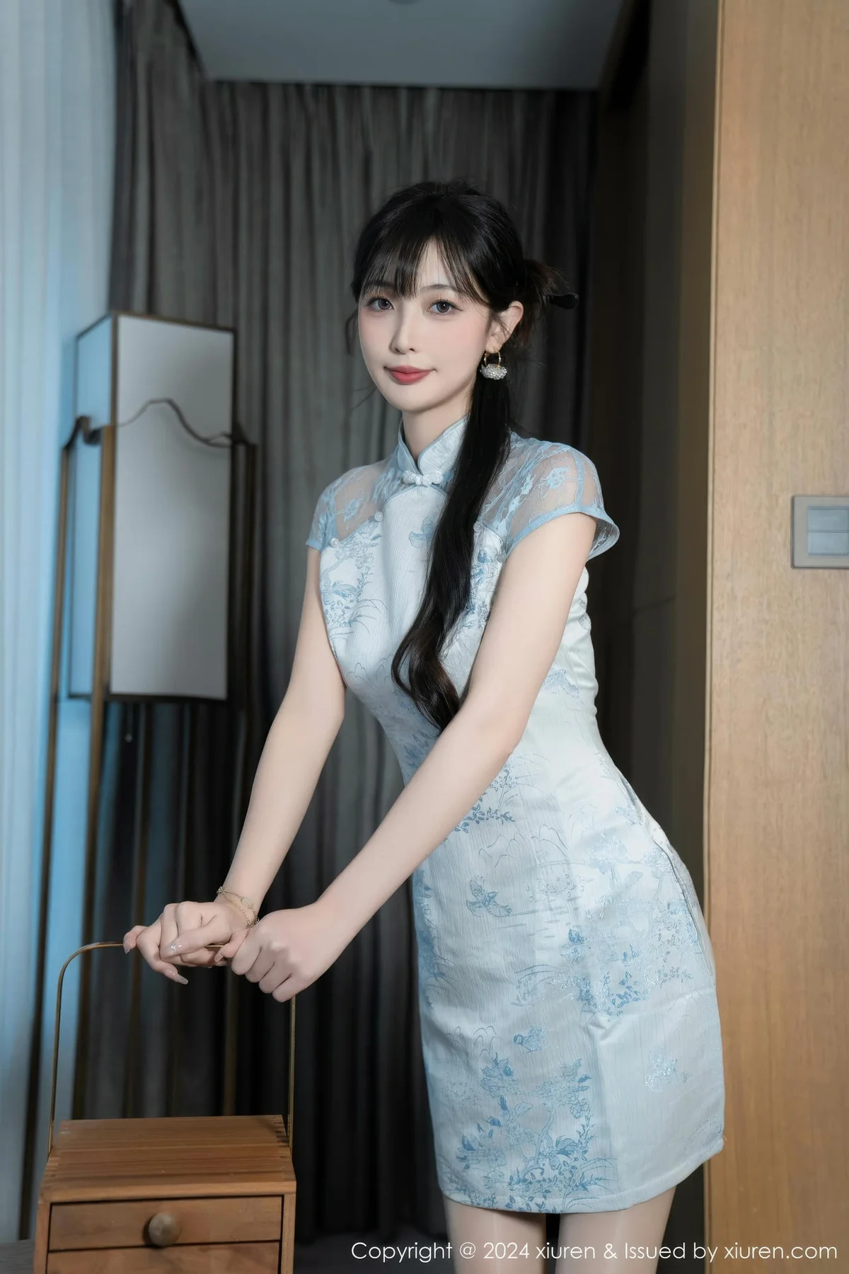 XiuRen 秀人 No.9487 林星阑 高跟白色内衣丁字裤 - 7