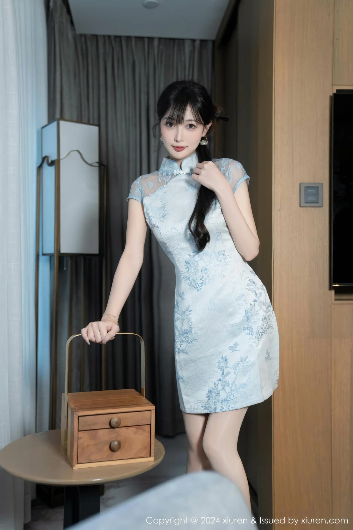 XiuRen 秀人 No.9487 林星阑 高跟白色内衣丁字裤 - 9