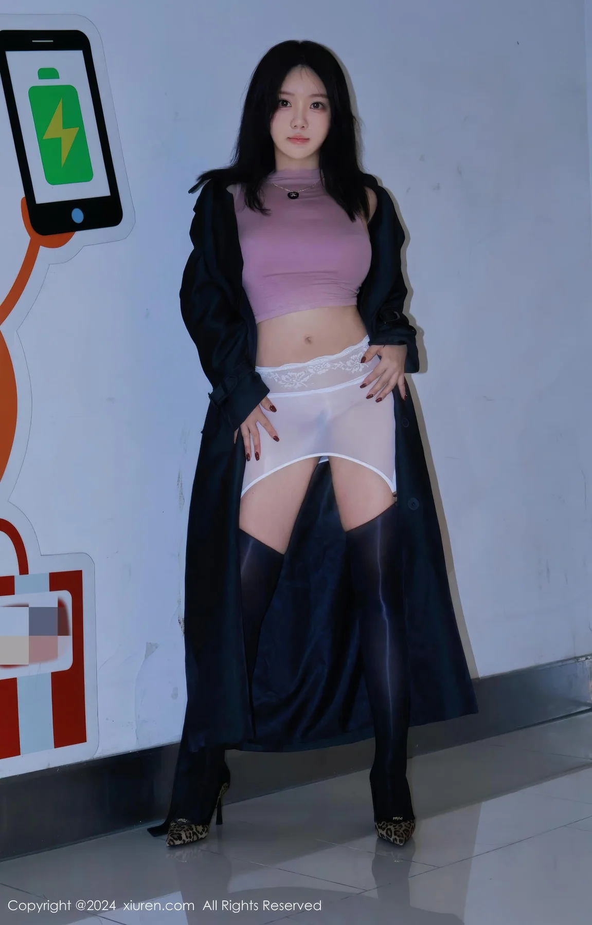 XiuRen 秀人 No.9489 小薯条nienie 诱惑肉色丝袜 - 6