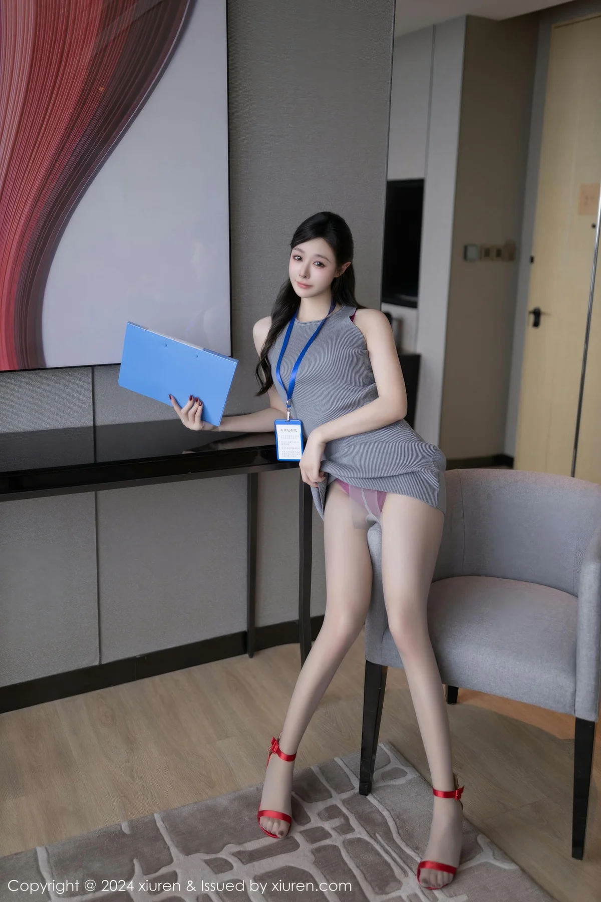 XiuRen 秀人 No.9493 小逗逗 短裙性感美腿 - 9