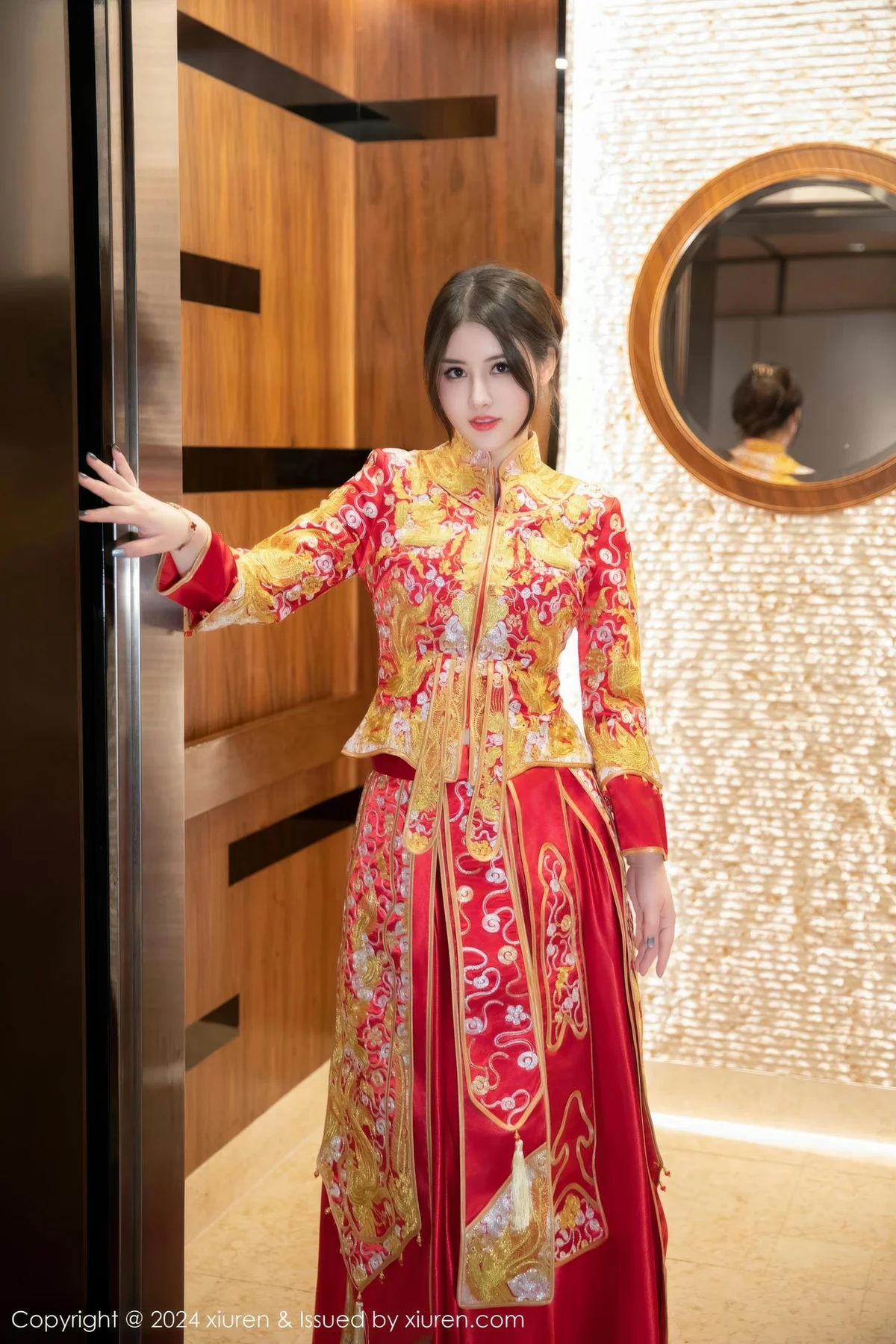 XiuRen 秀人 No.9494 诗诗kiki 性感旗袍爆乳私房 - 9