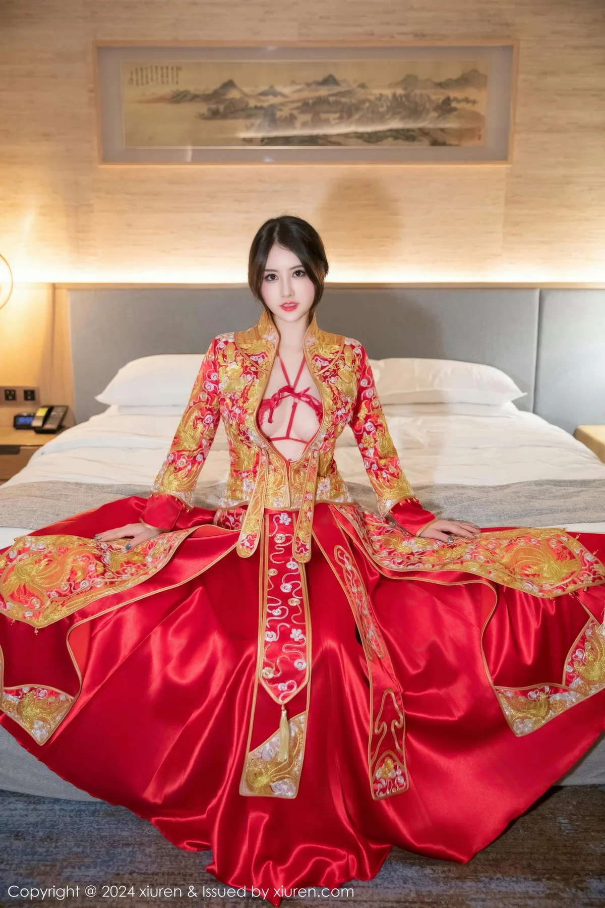 XiuRen 秀人 No.9494 诗诗kiki 性感旗袍爆乳私房 - 9