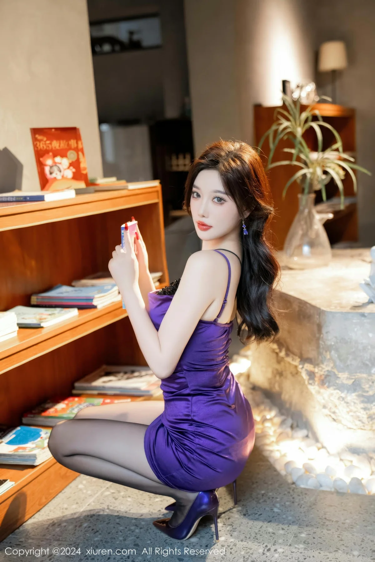 XiuRen 秀人 No.9519 杨晨晨Yome 紫色连体衣 - 8