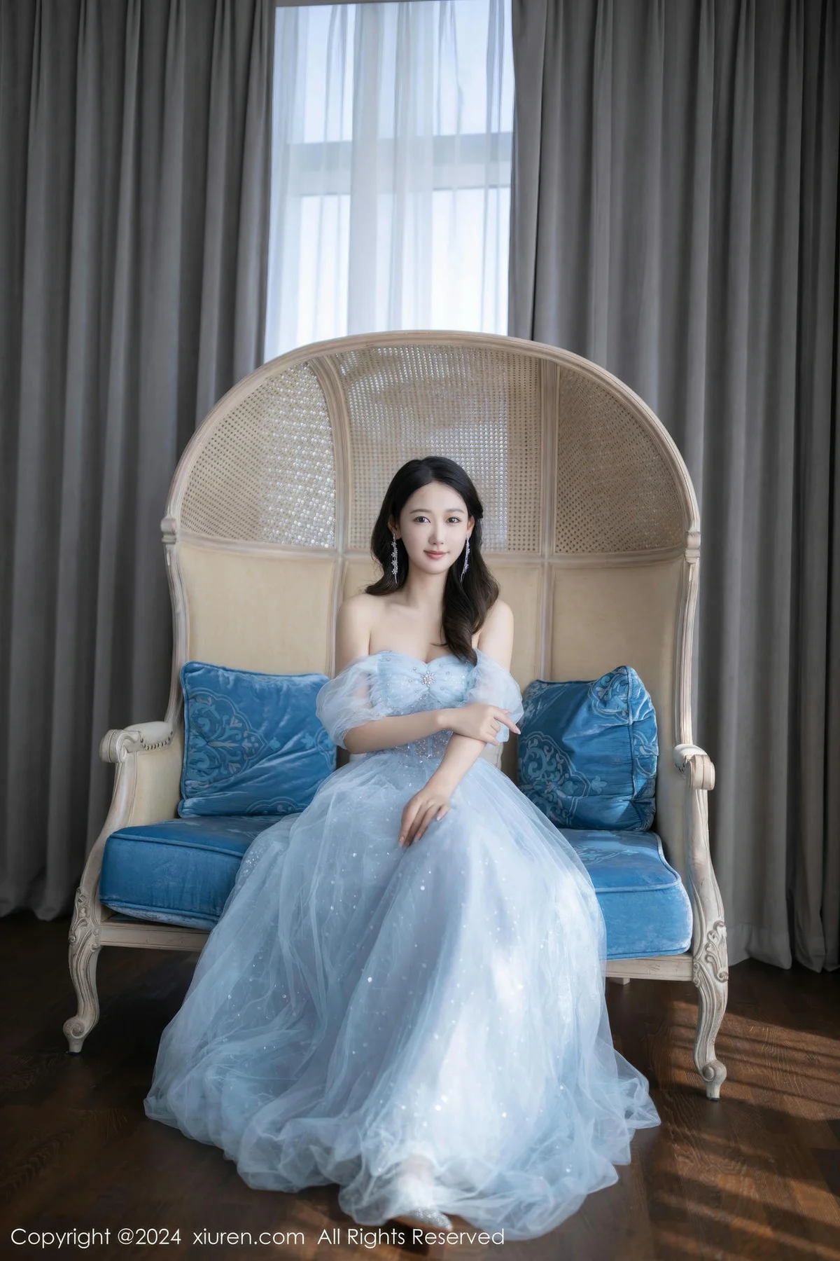 XiuRen 秀人 No.9538 唐安琪  透视纱裙 - 1