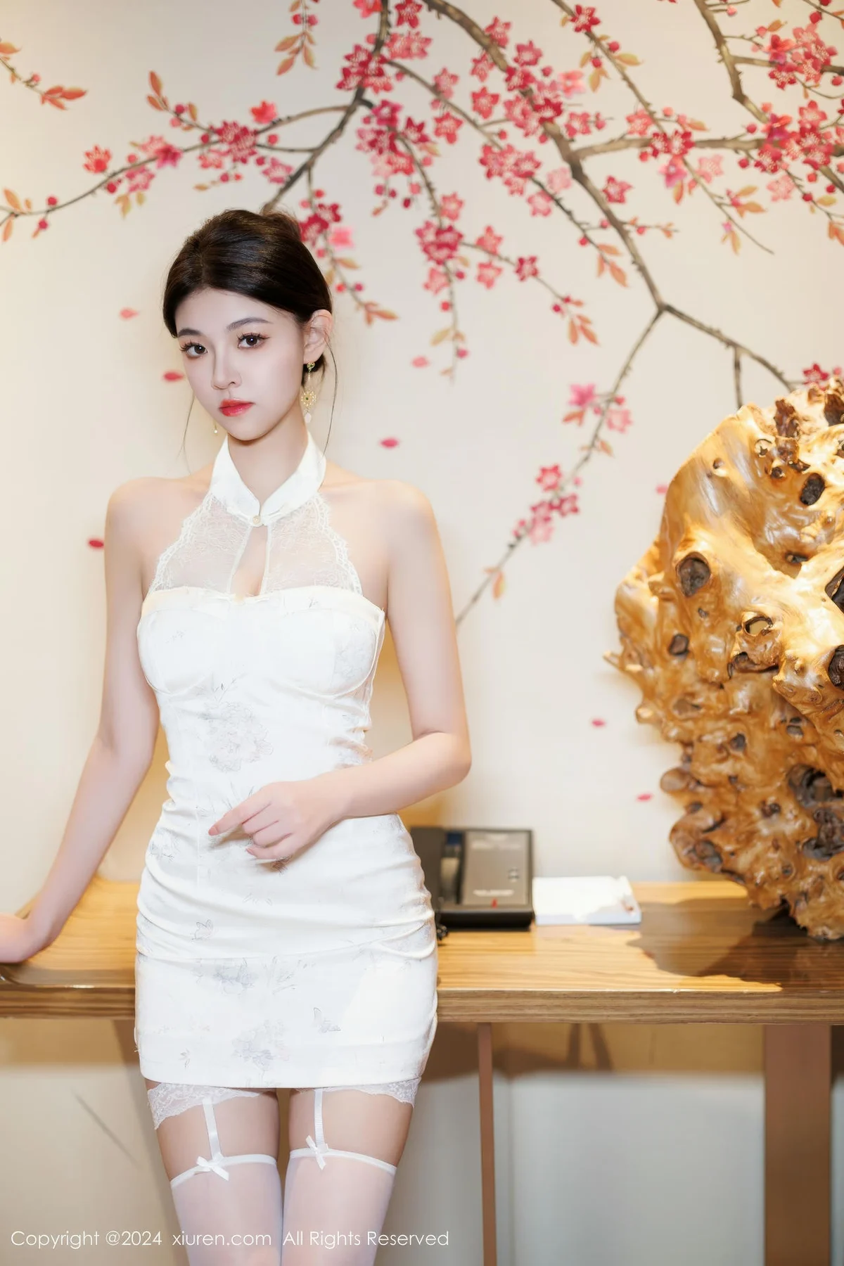 XiuRen 秀人 No.9548 初梦瑶 白丝吊袜气质美女 - 10