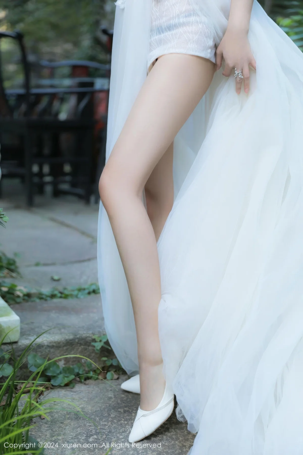 XiuRen 秀人 No.9552 小蛮妖Yummy 旅拍白纱裙 - 3
