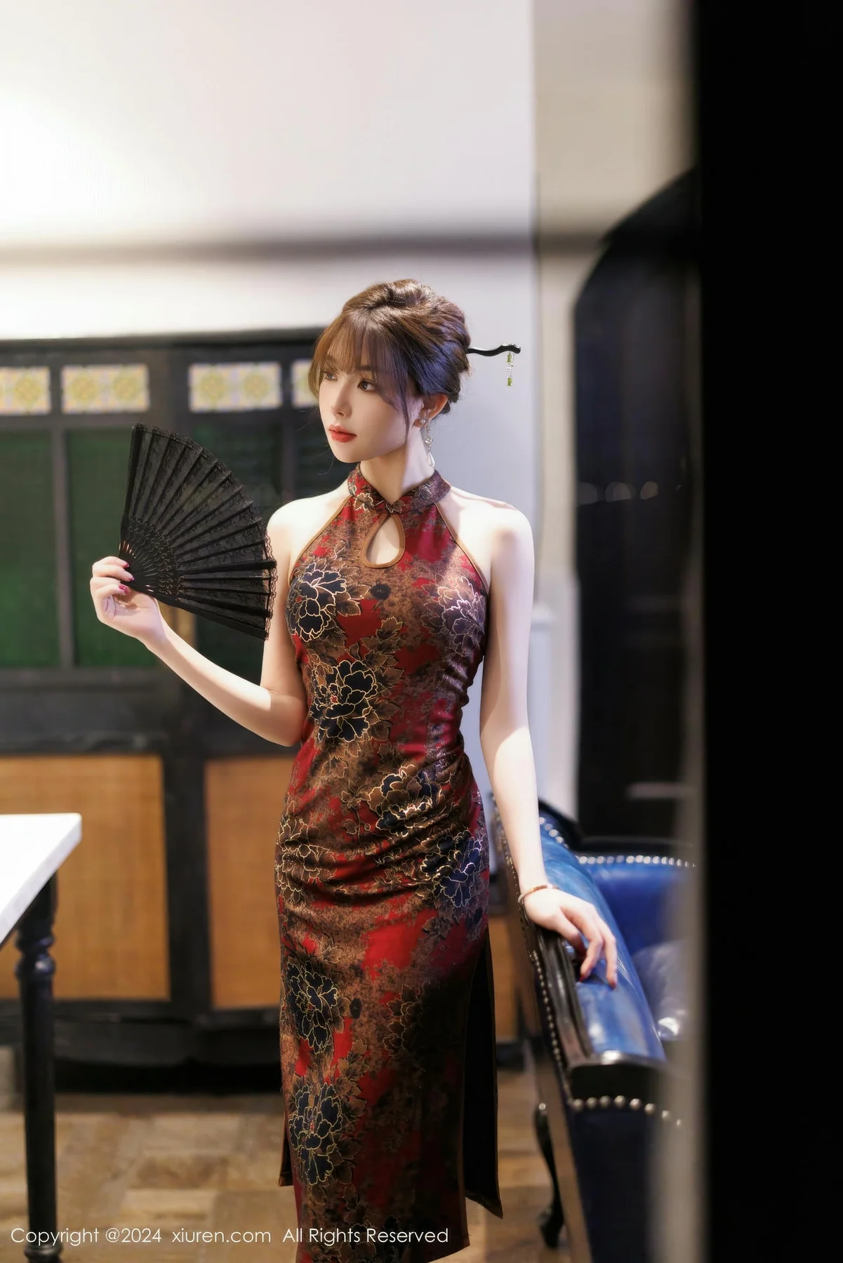 XiuRen 秀人 No.9553 徐莉芝Booty 气质旗袍 - 1