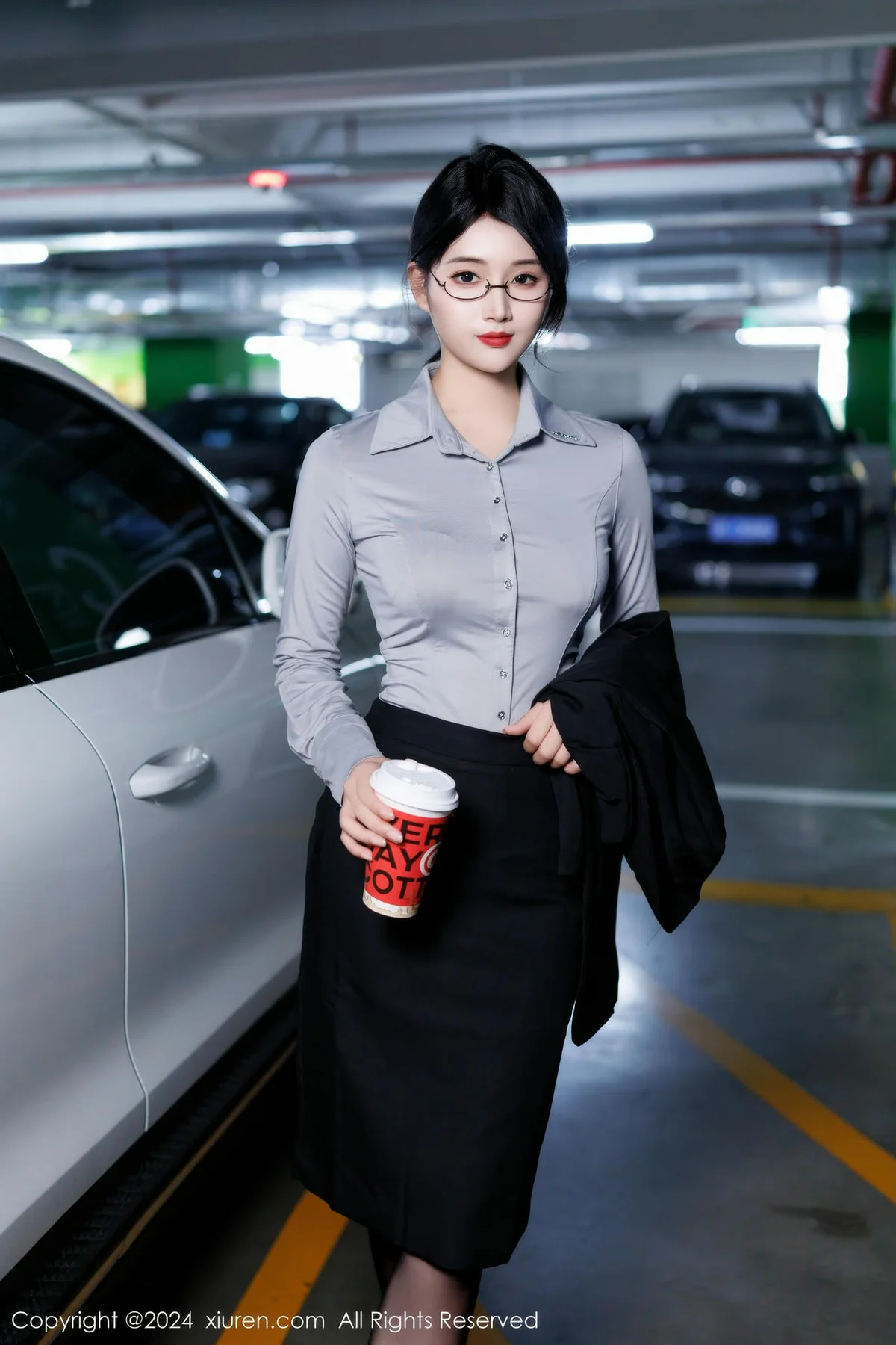 XiuRen 秀人 No.9567 南乔 性感黑色短裙 - 5