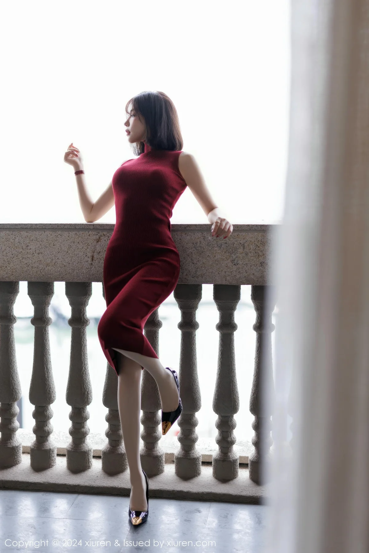 XiuRen 秀人 No.9589 徐莉芝Booty 红色连身裙 - 10