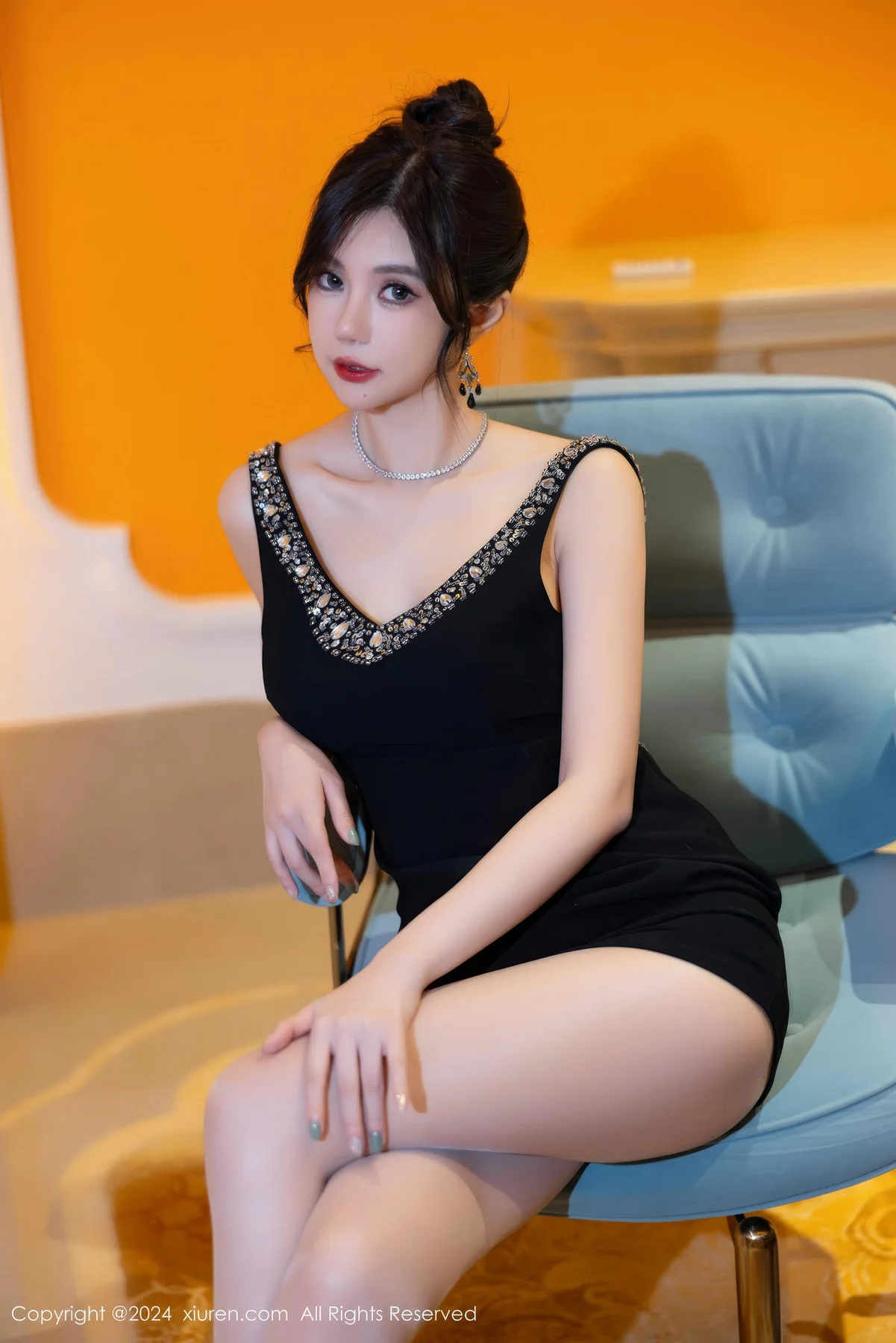 XiuRen 秀人 No.9596 绮里嘉ula 香肩美女丝袜 - 9