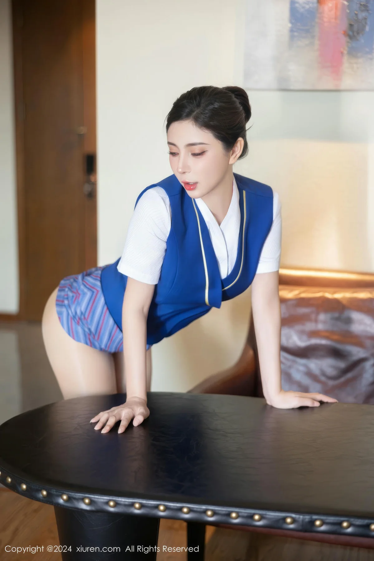XiuRen 秀人 No.9612 小蛮妖Yummy 空姐制服写真 - 6