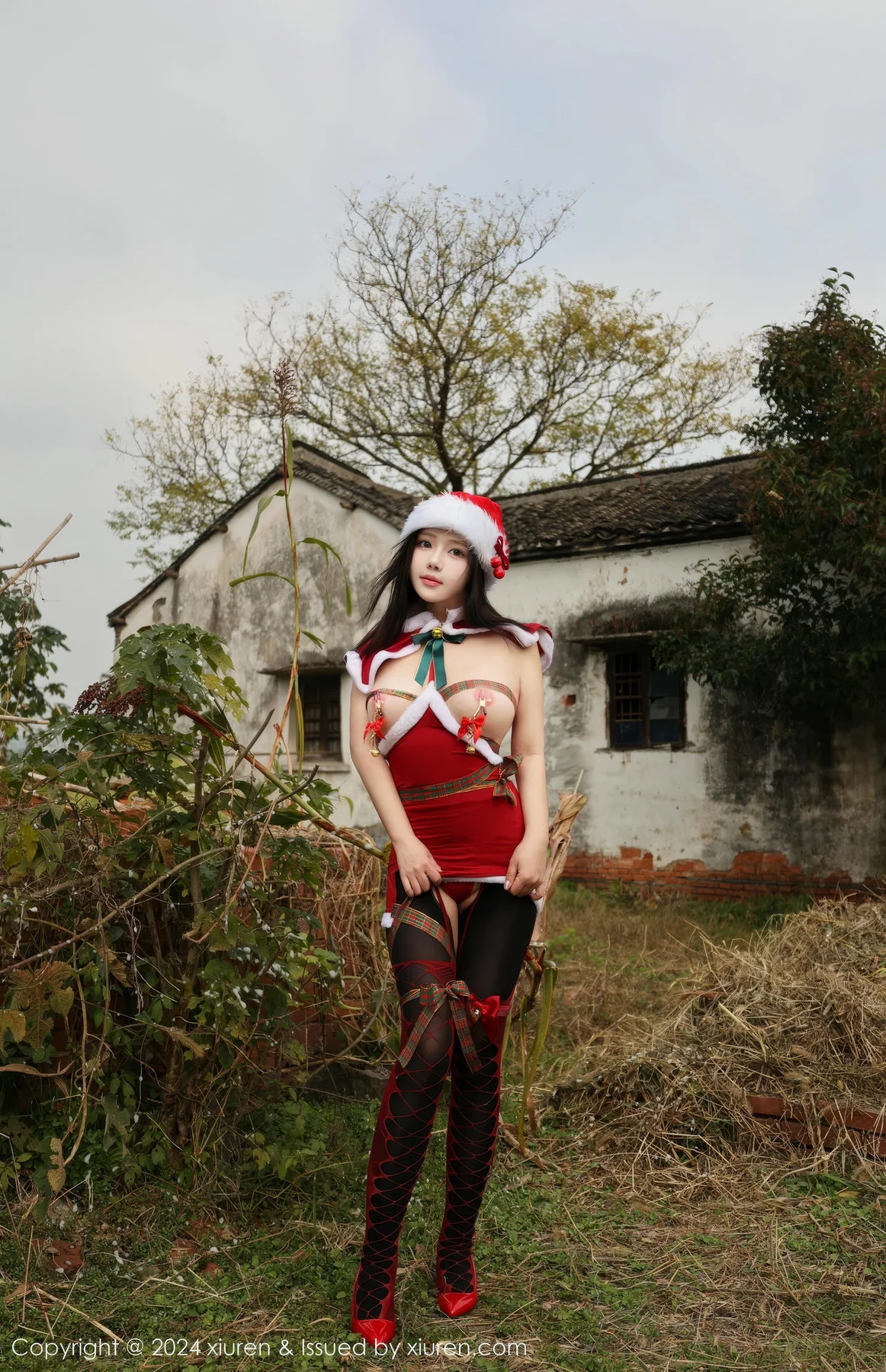 XiuRen 秀人 No.9630 小薯条nienie 户外节日写真 - 7