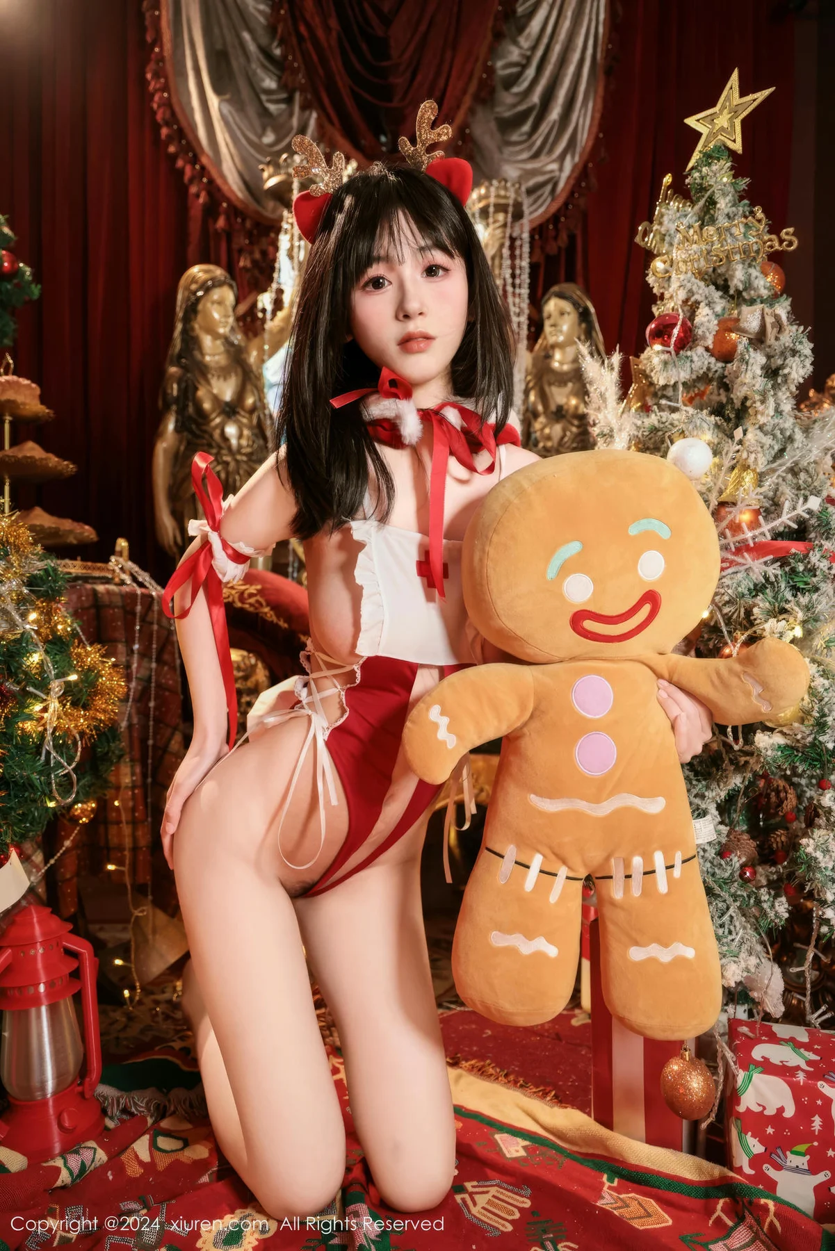 XiuRen 秀人 No.9642 奶芙乔乔节日写真爆乳 - 7