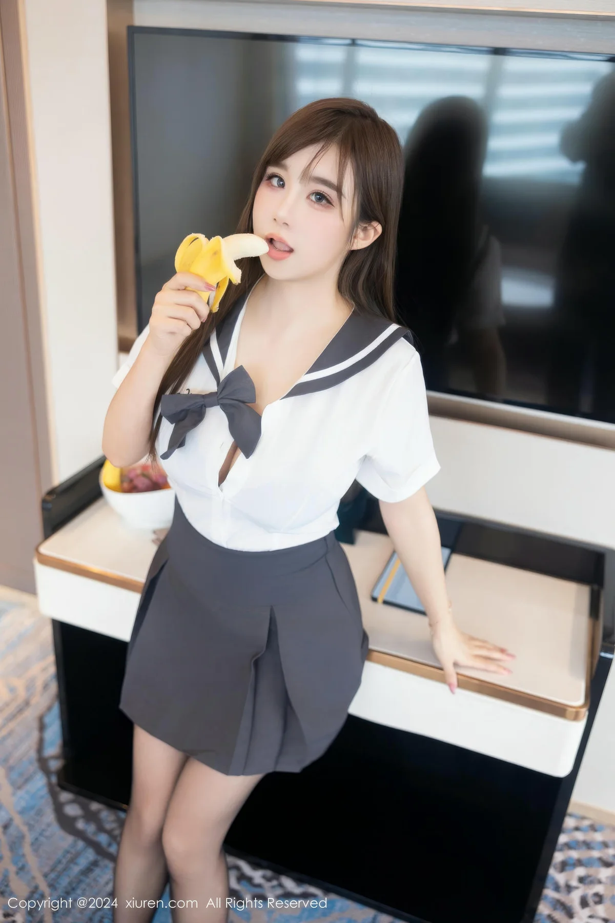 XiuRen 秀人 No.9663 小肉肉咪 透视内衣黑丝爆乳 - 10