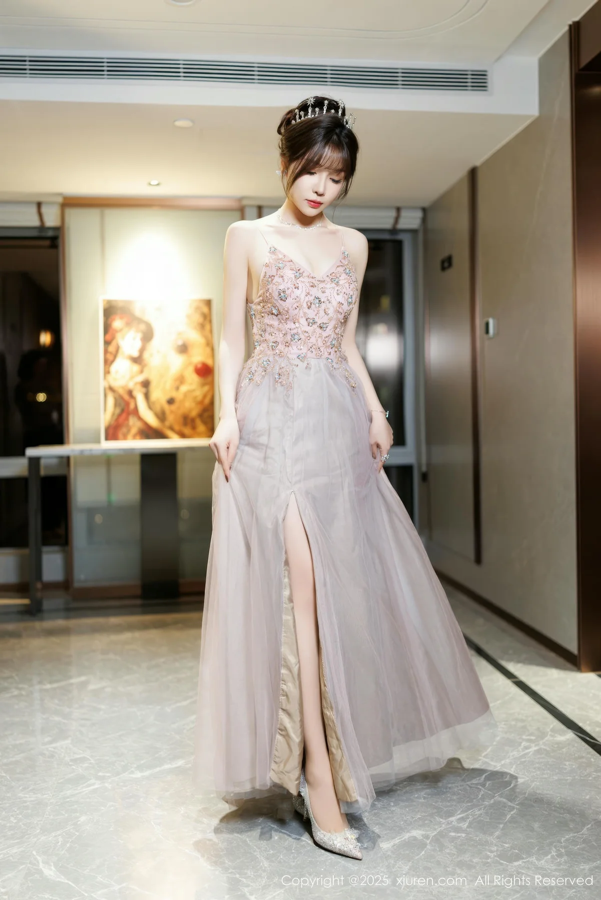 XiuRen 秀人 No.9699 徐莉芝Booty 香肩玉体内衣私房 - 4