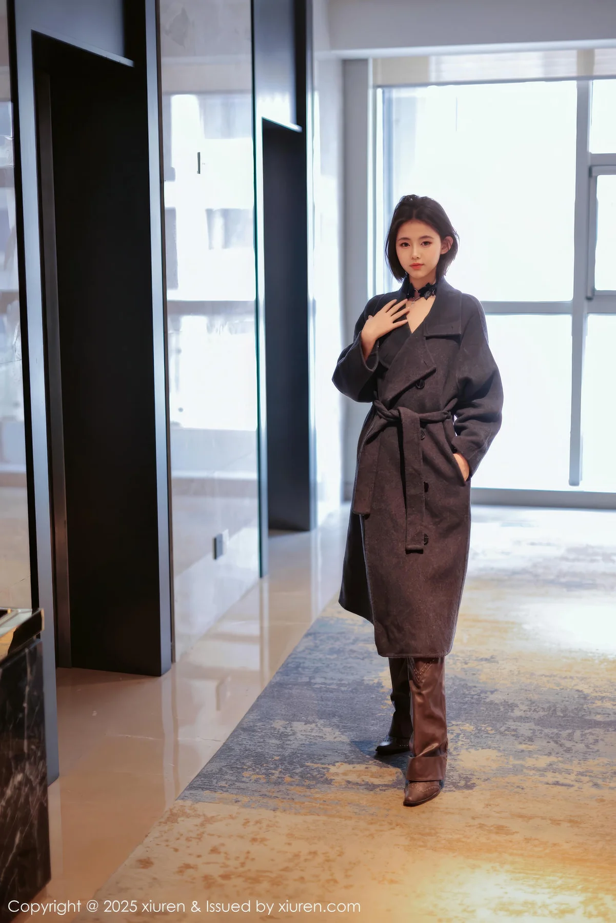 XiuRen 秀人 No.9727 小橘子orange 短发少女情趣连体衣 - 8