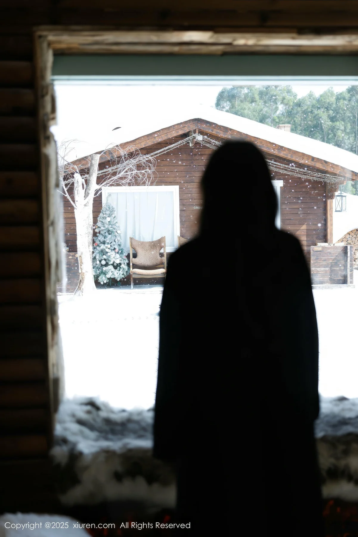 XiuRen 秀人 No.9749 林星阑 连体衣黑丝美腿 - 1