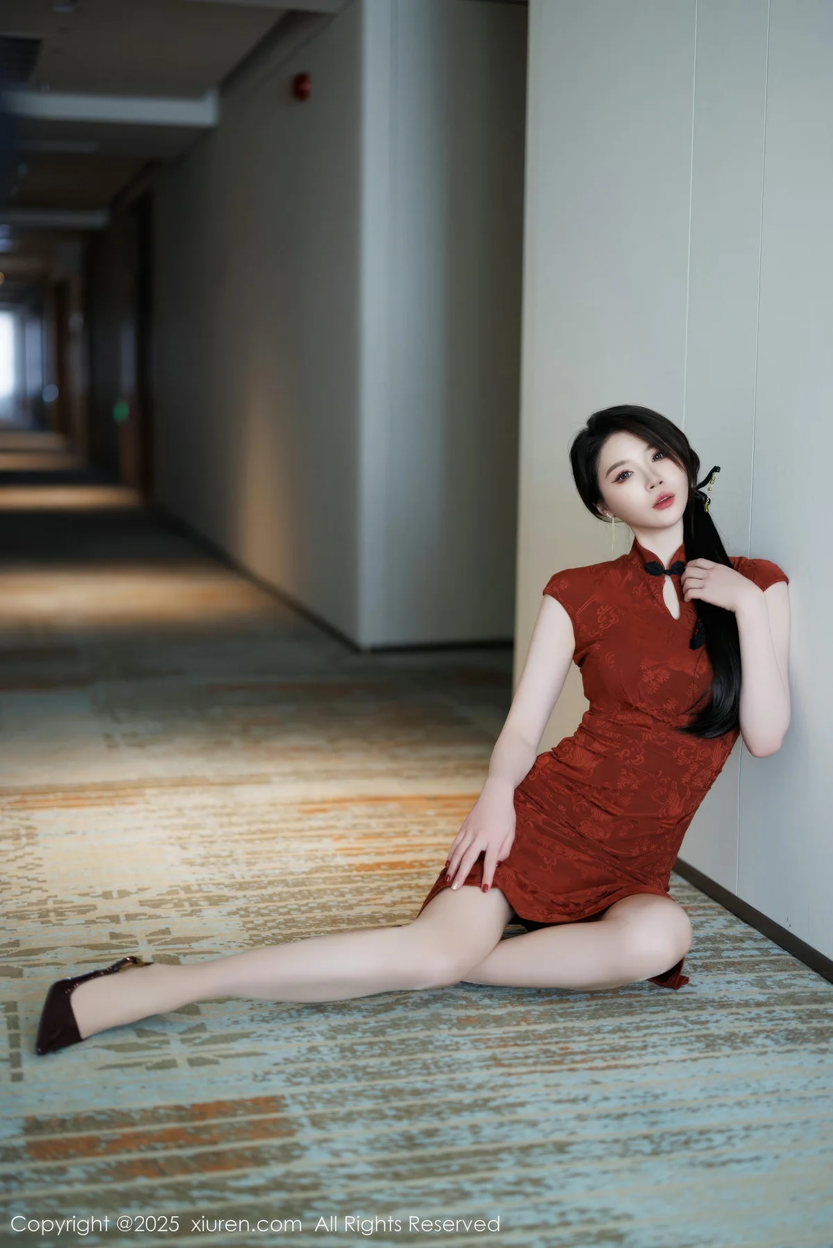 XiuRen 秀人 No.9812 梦心玥红色内衣私房 - 3