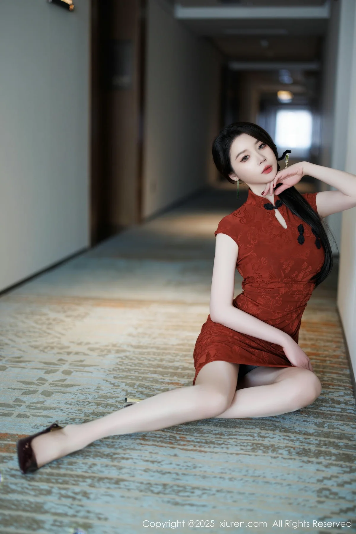 XiuRen 秀人 No.9812 梦心玥红色内衣私房 - 6